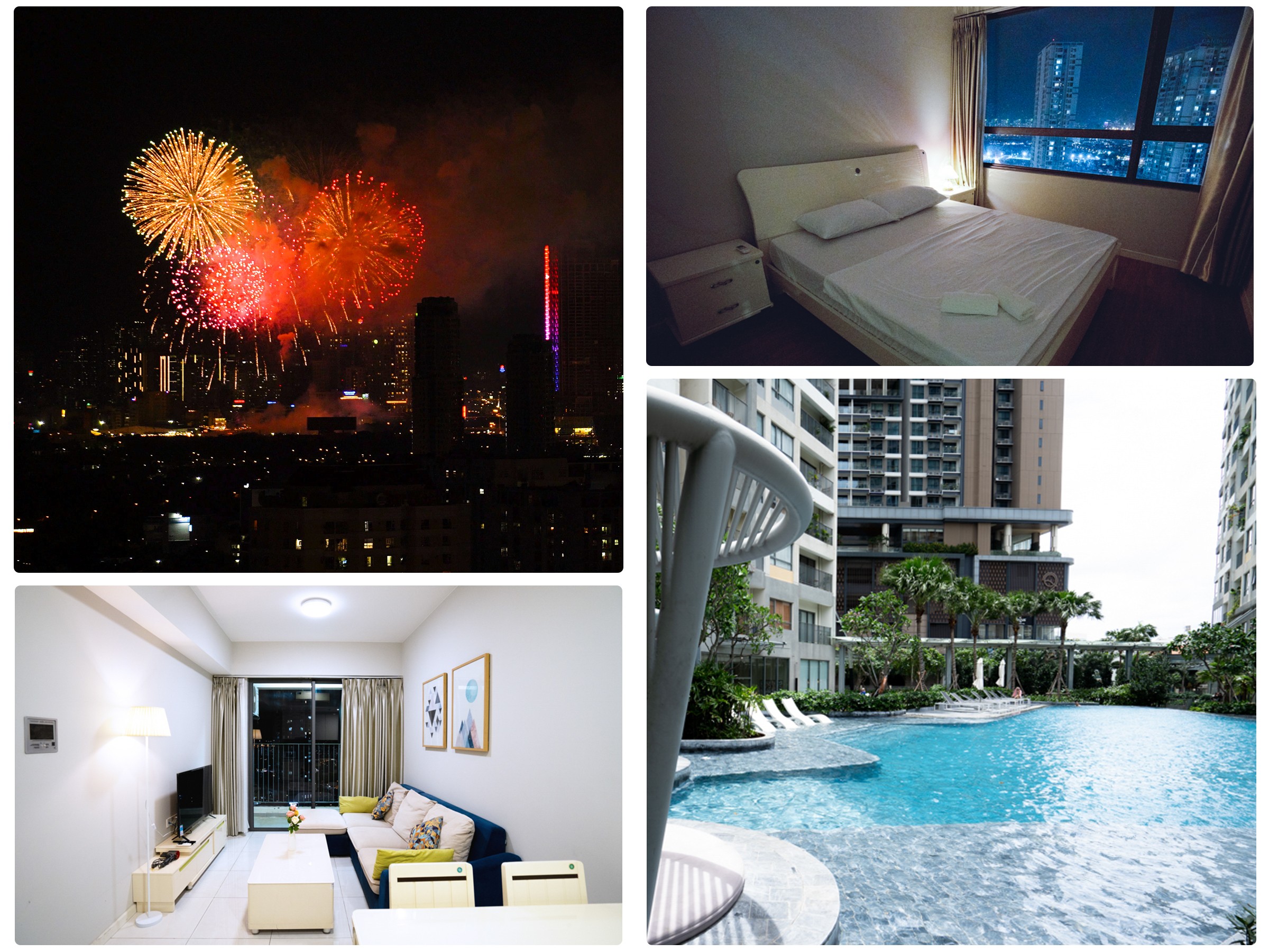 Taodien high-rise apartment with beautiful night view 2 bed 2 bath
