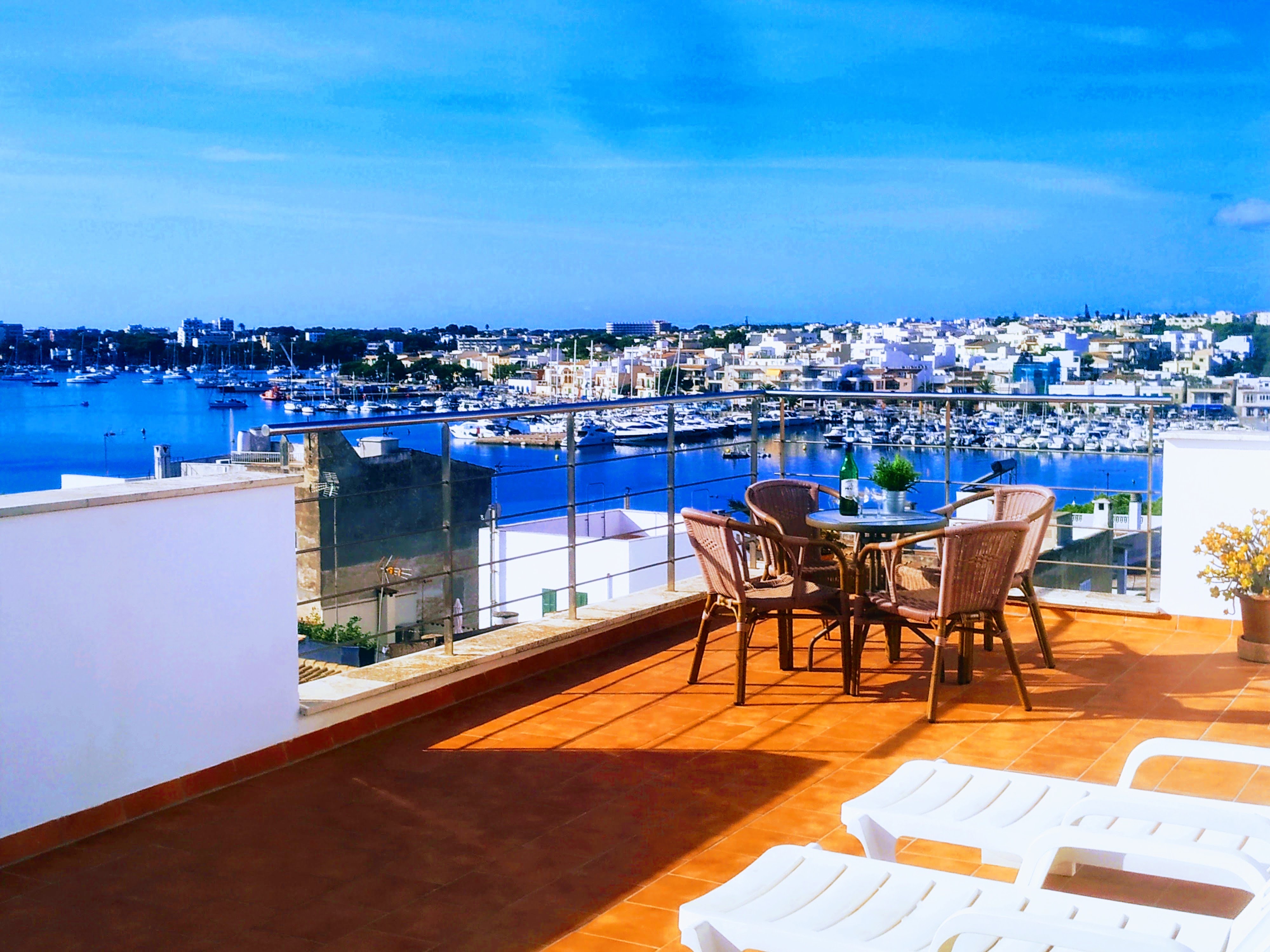 House & terrace in Old Town Porto Colom for five. in Felanitx, Mallorca