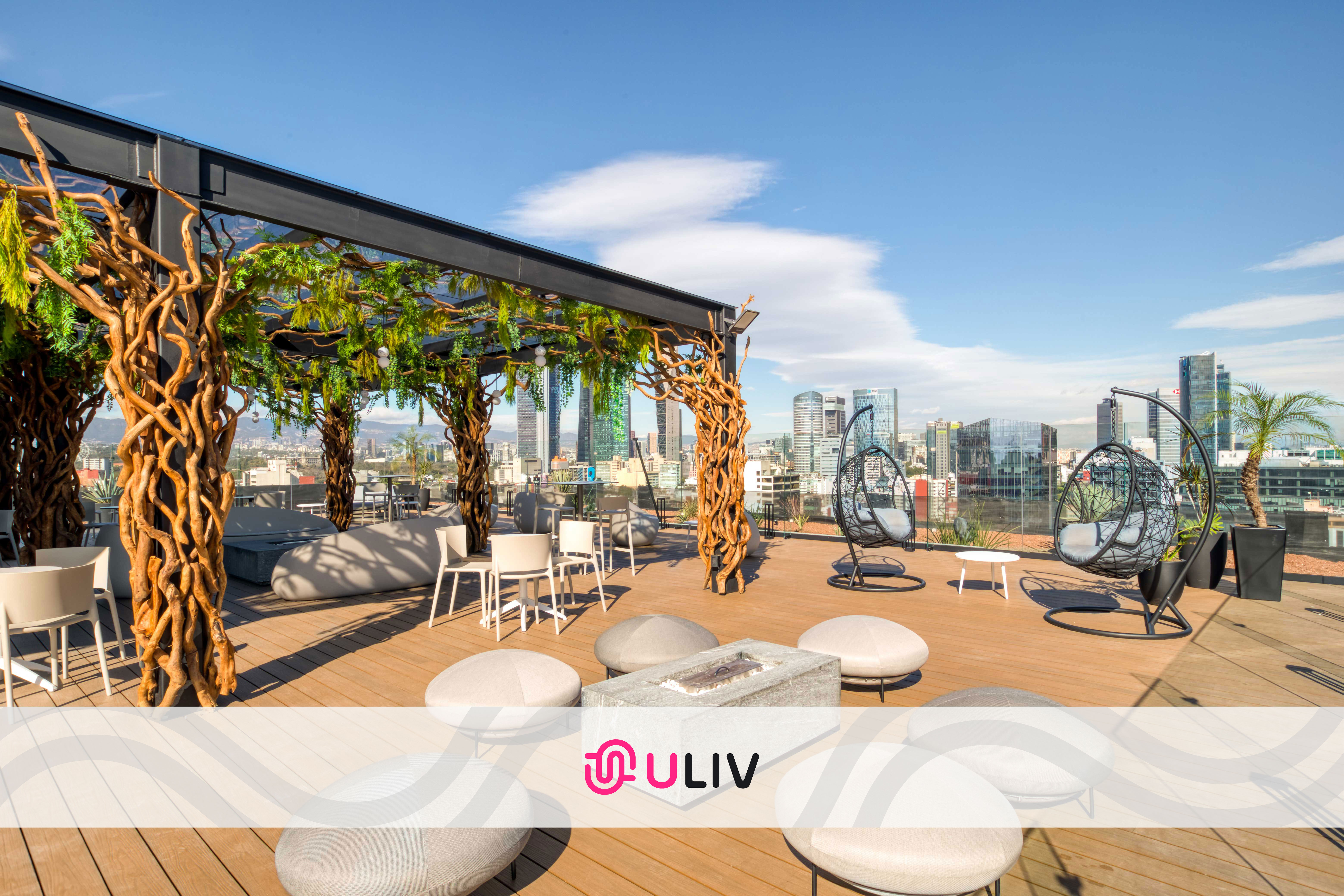 Chic Stay in Roma Norte | Rooftop+Gym