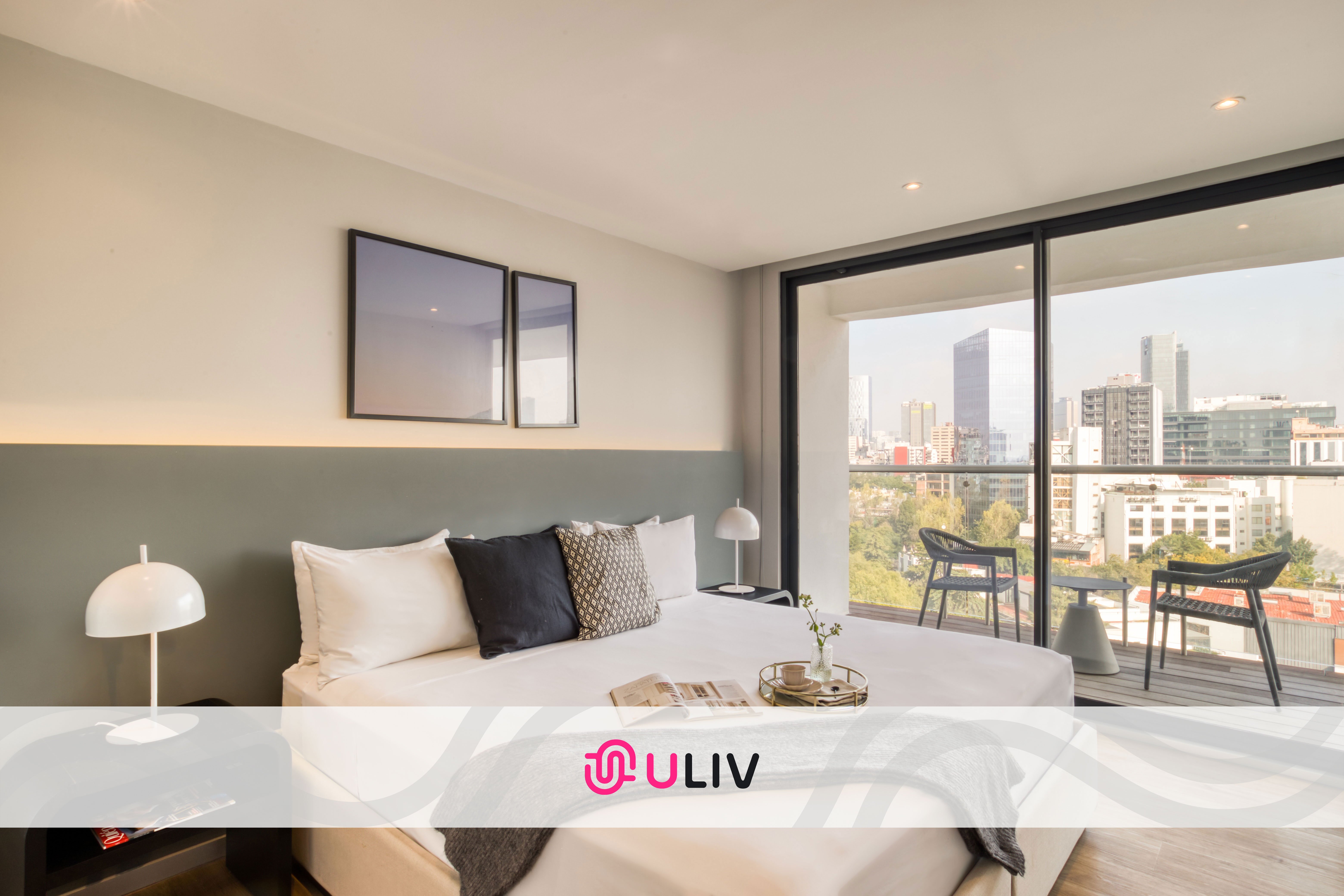 Sunlit Apt | Private Terrace+Rooftop+Gym