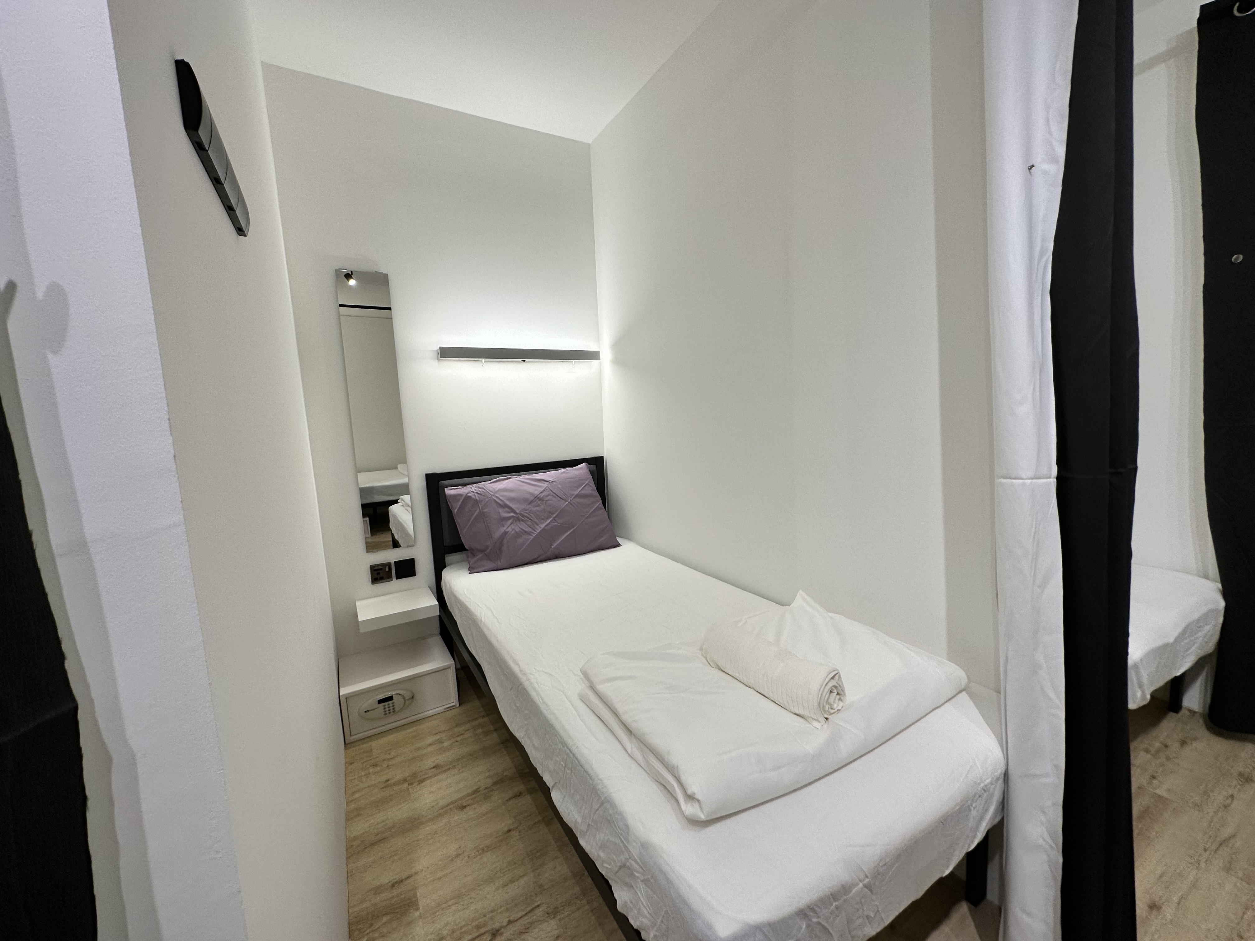Single Bed in Shared Hostel