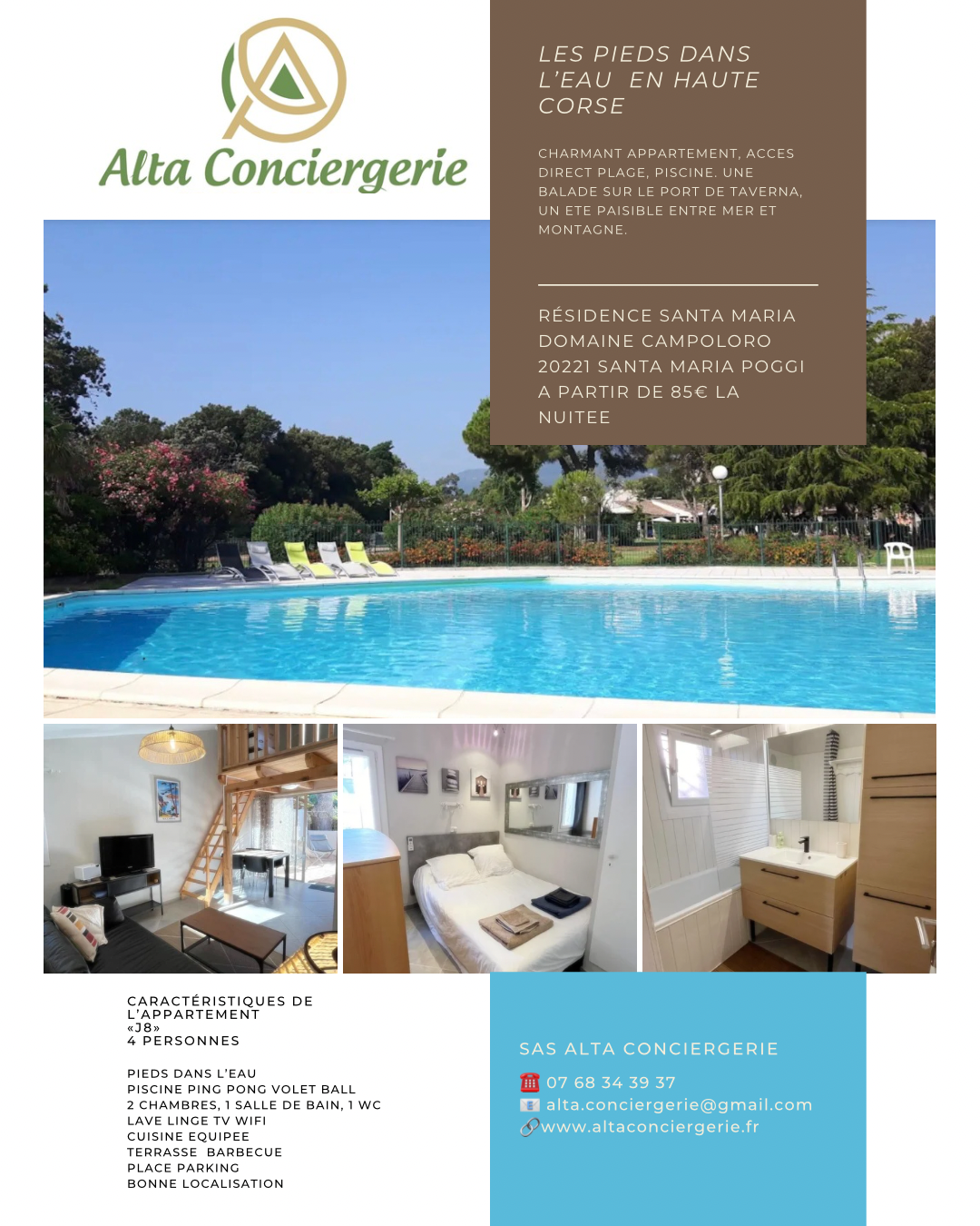 mini-villa in Corsica, Pool, beach and hike - 2*