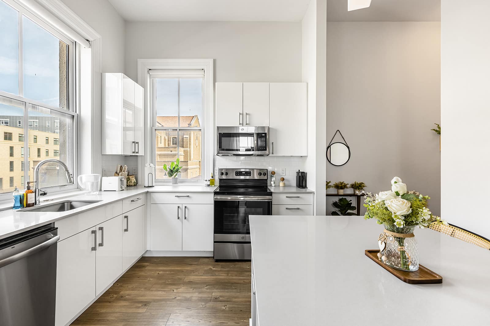 The Cushing: Lofty Ceilings • Historic Property in Brighton, Boston