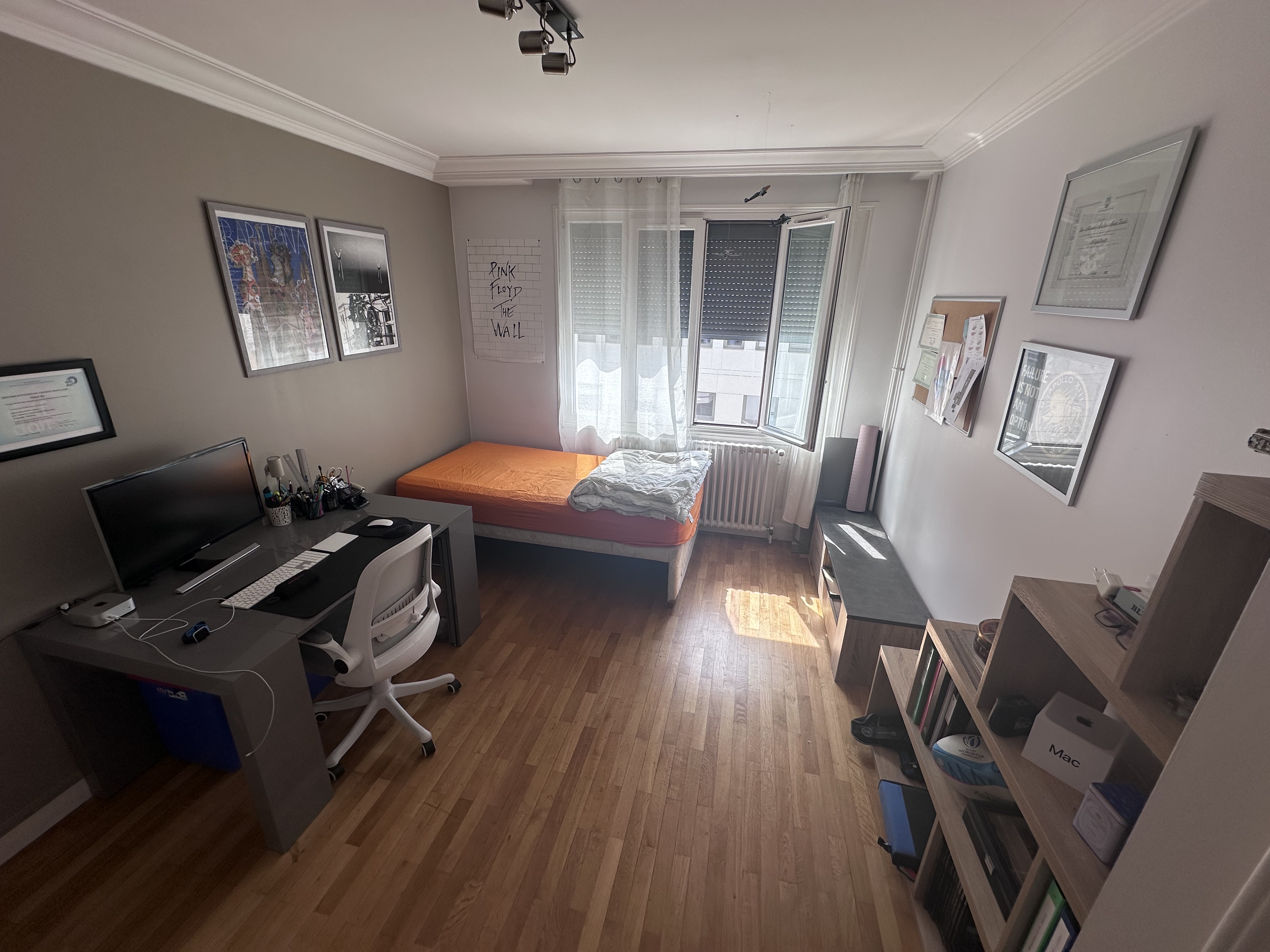 Chambre individuelle lumineuse – 14 m² à Lyon in 6e Arrondissement, Lyon