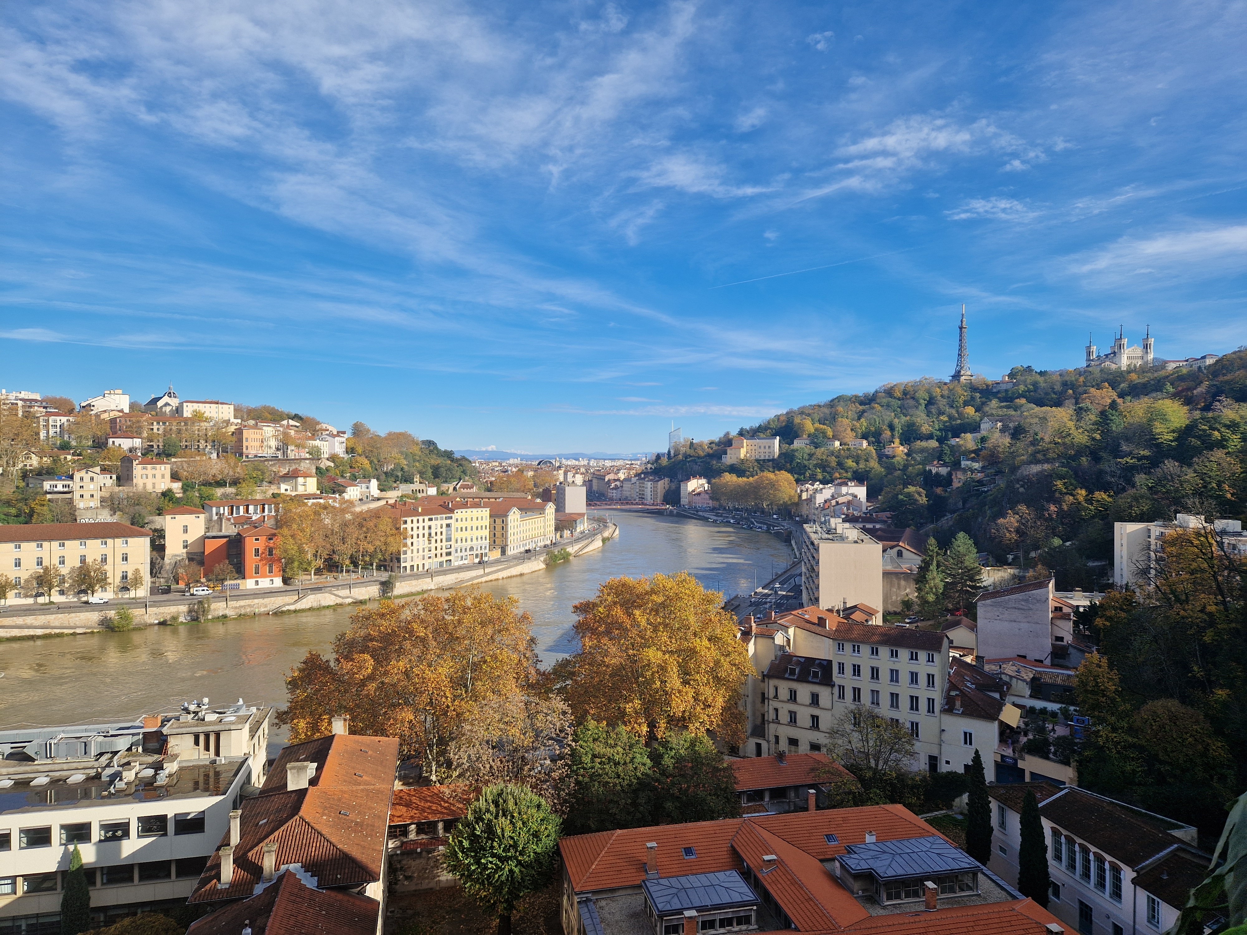 Appartement bohème avec vue sur Saône in 9e Arrondissement, Lyon