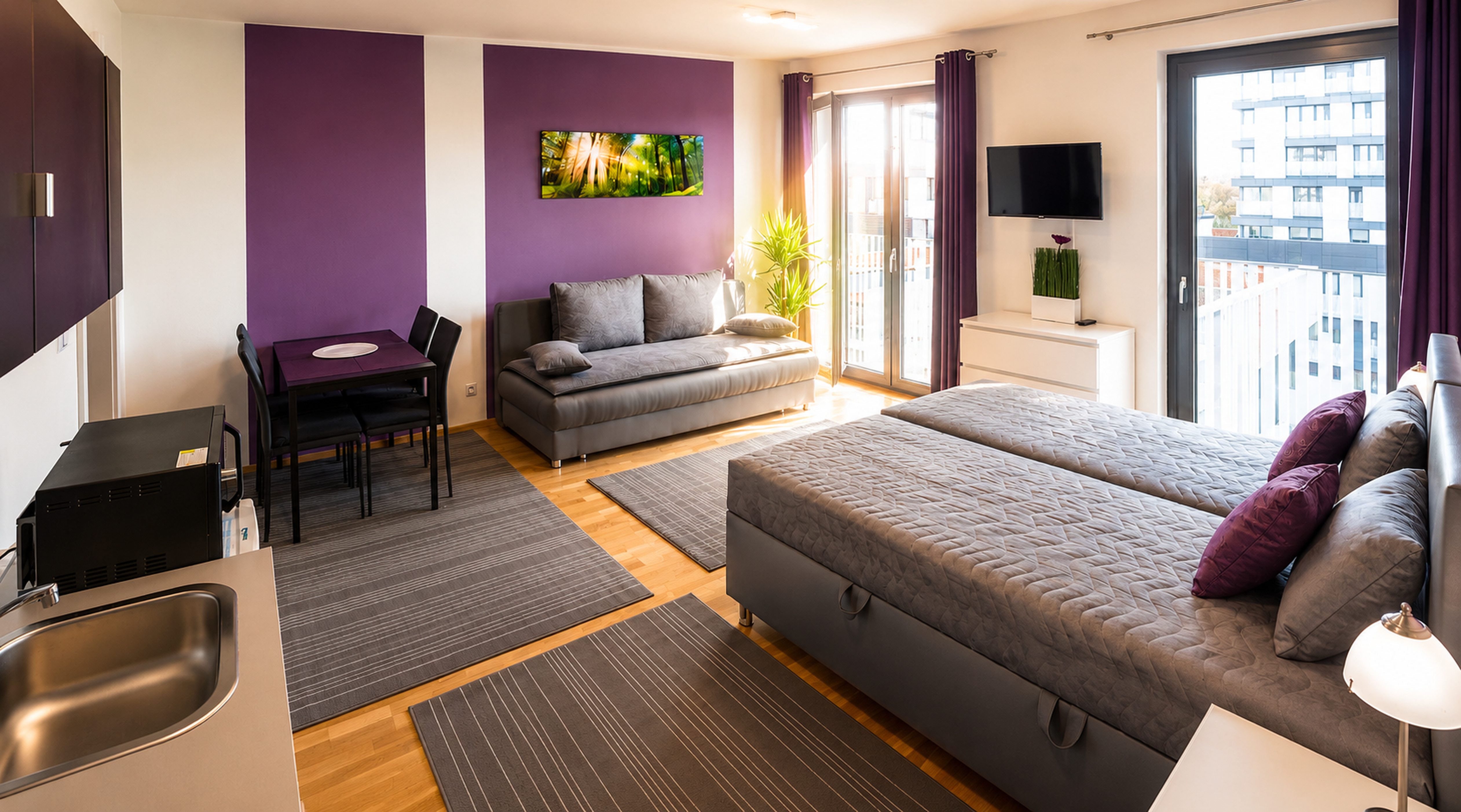 Apartment in Prague residential tower · parking