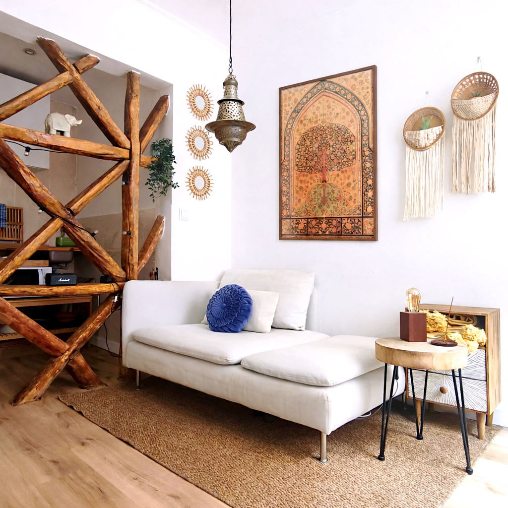 Boho-chic traditional historic centre flat