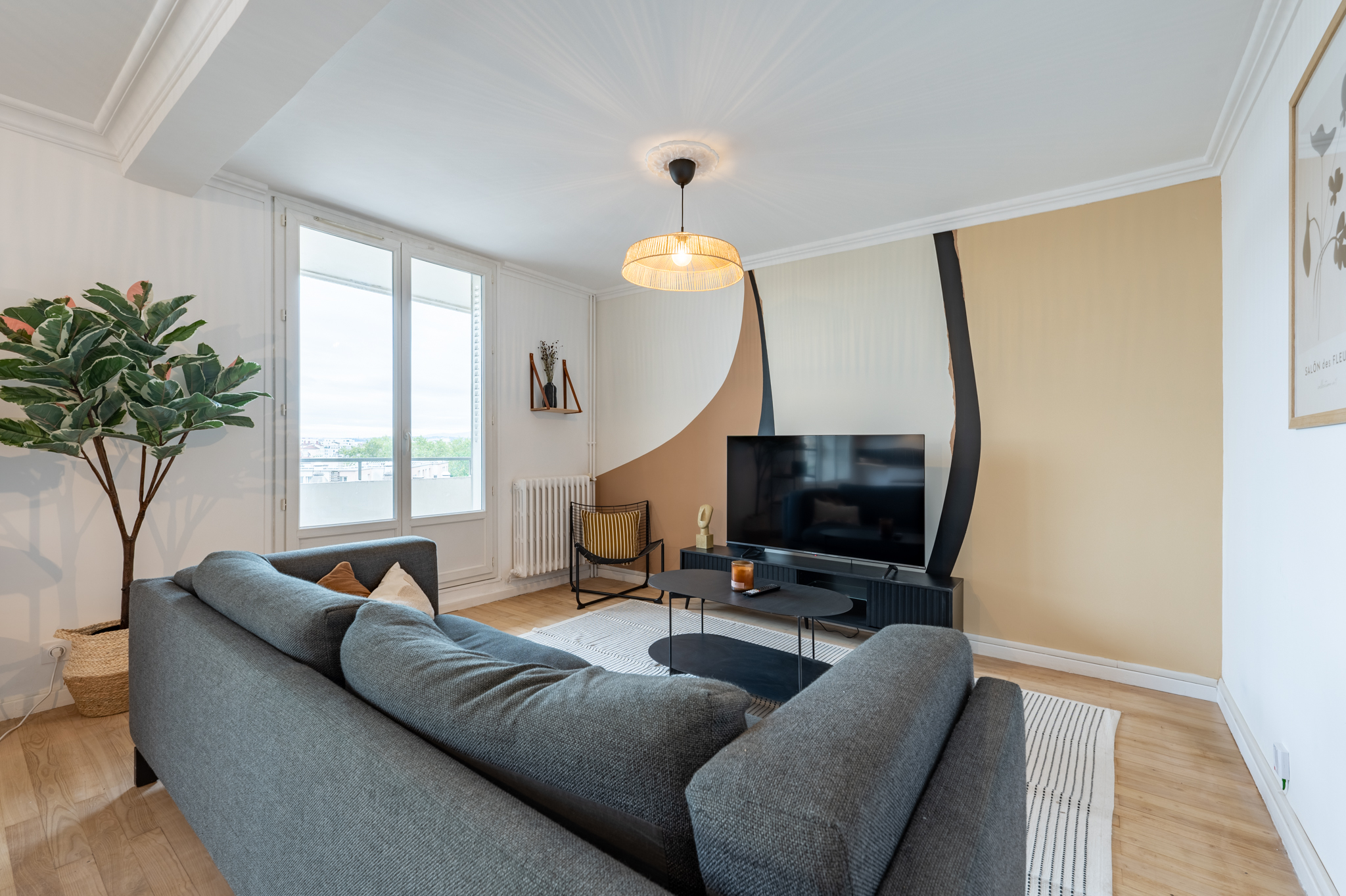 Chambre colocation quartier Jet d’Eau, vue dégagée in 8e Arrondissement, Lyon