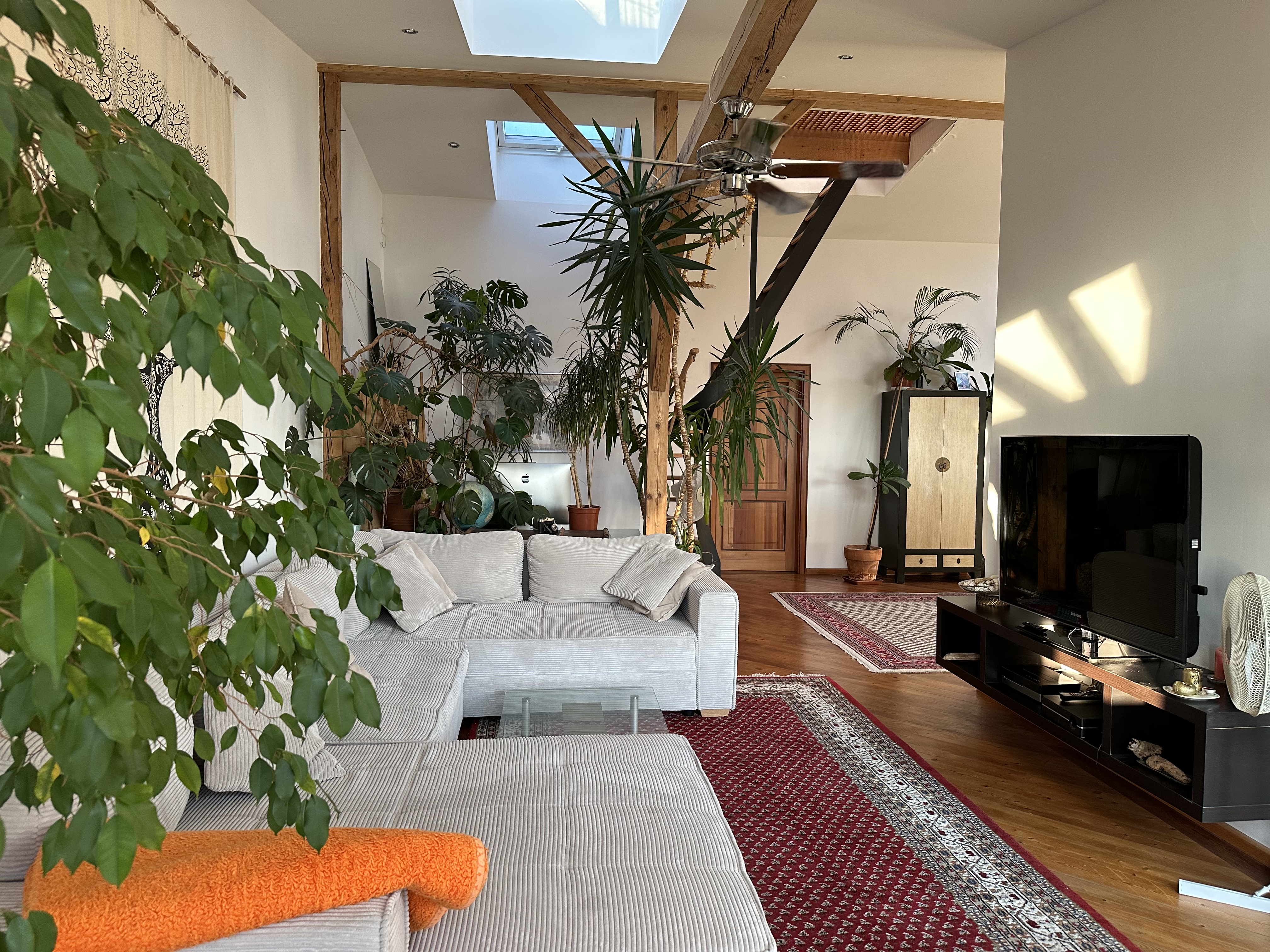 Spacious Loft with Rooftop Terrace in City Center in Schwanthalerhöhe, Munich