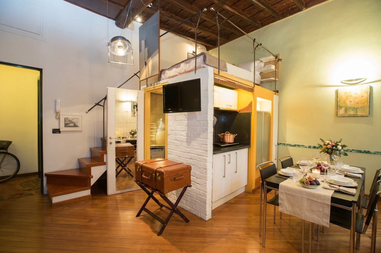 Particolare Loft in Puro Stile Trasteverino