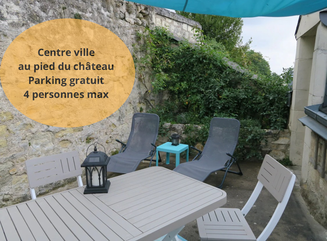 Apartment des hirondelles, at the foot of the castle.