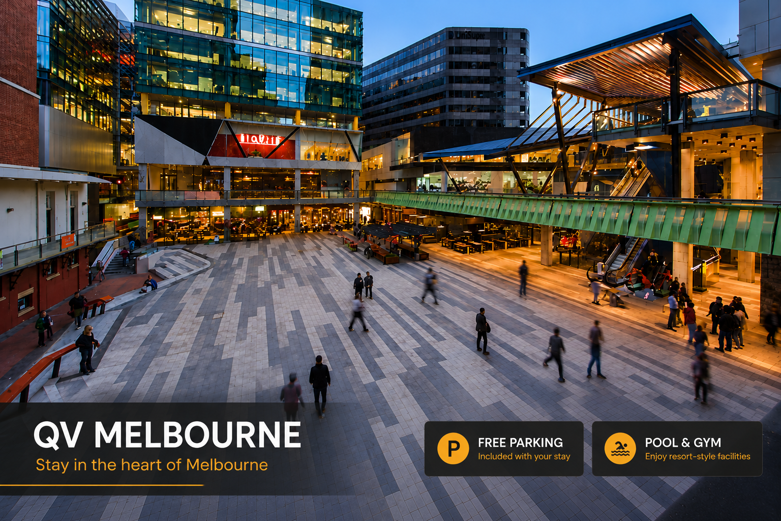 CBD QV1 2BR/Chinatown/State Library/1 FreeParking
