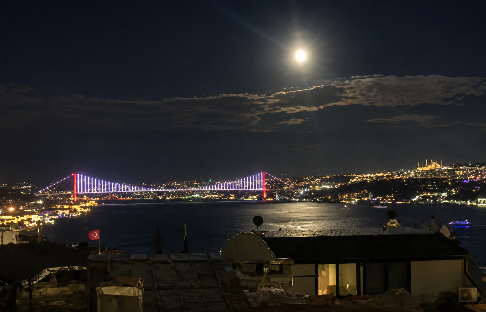 Breathtaking Bosphorus View in Cihangir, Taksim