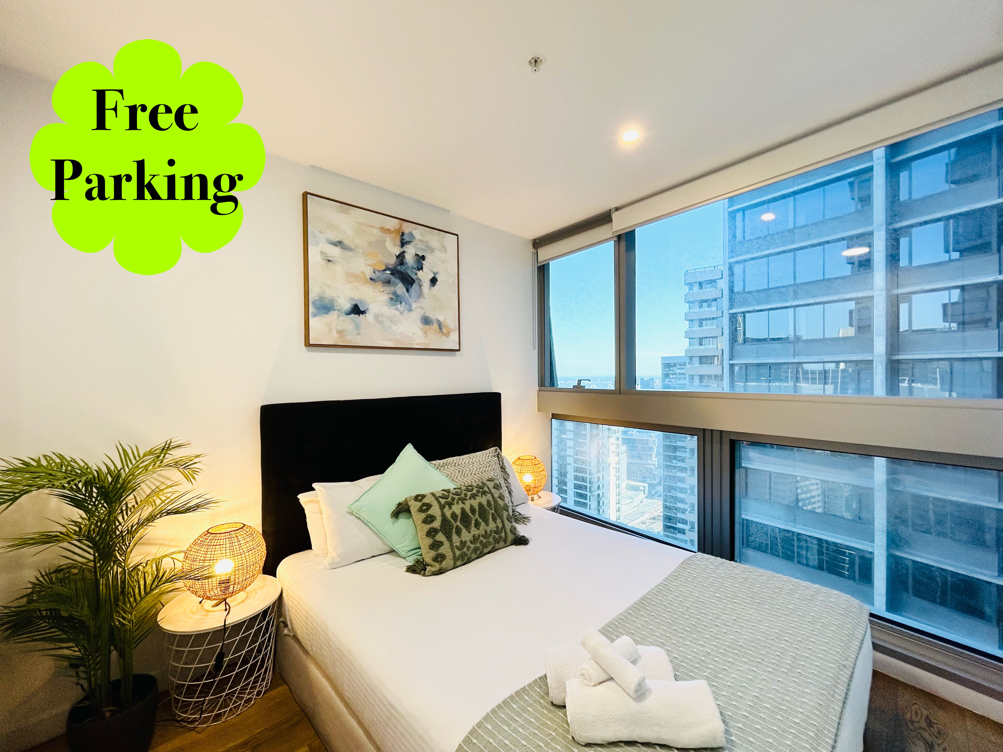 SeaView/Free Park/Balcony/Pool/Sauna/GYM/(FIFT08a)