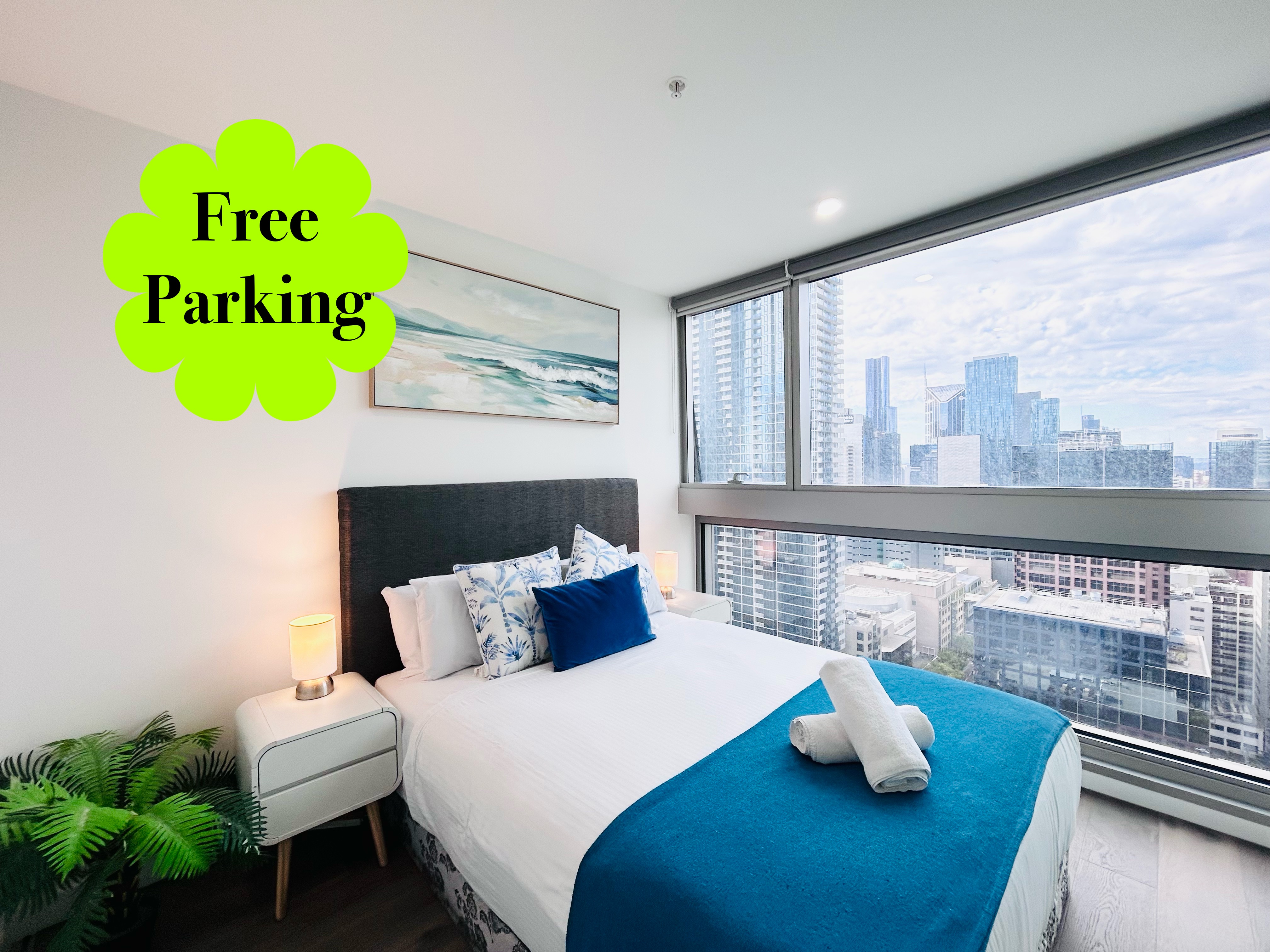 CityView/FreePark/Balcony/Pool/Sauna/GYM/(FIFT02a)