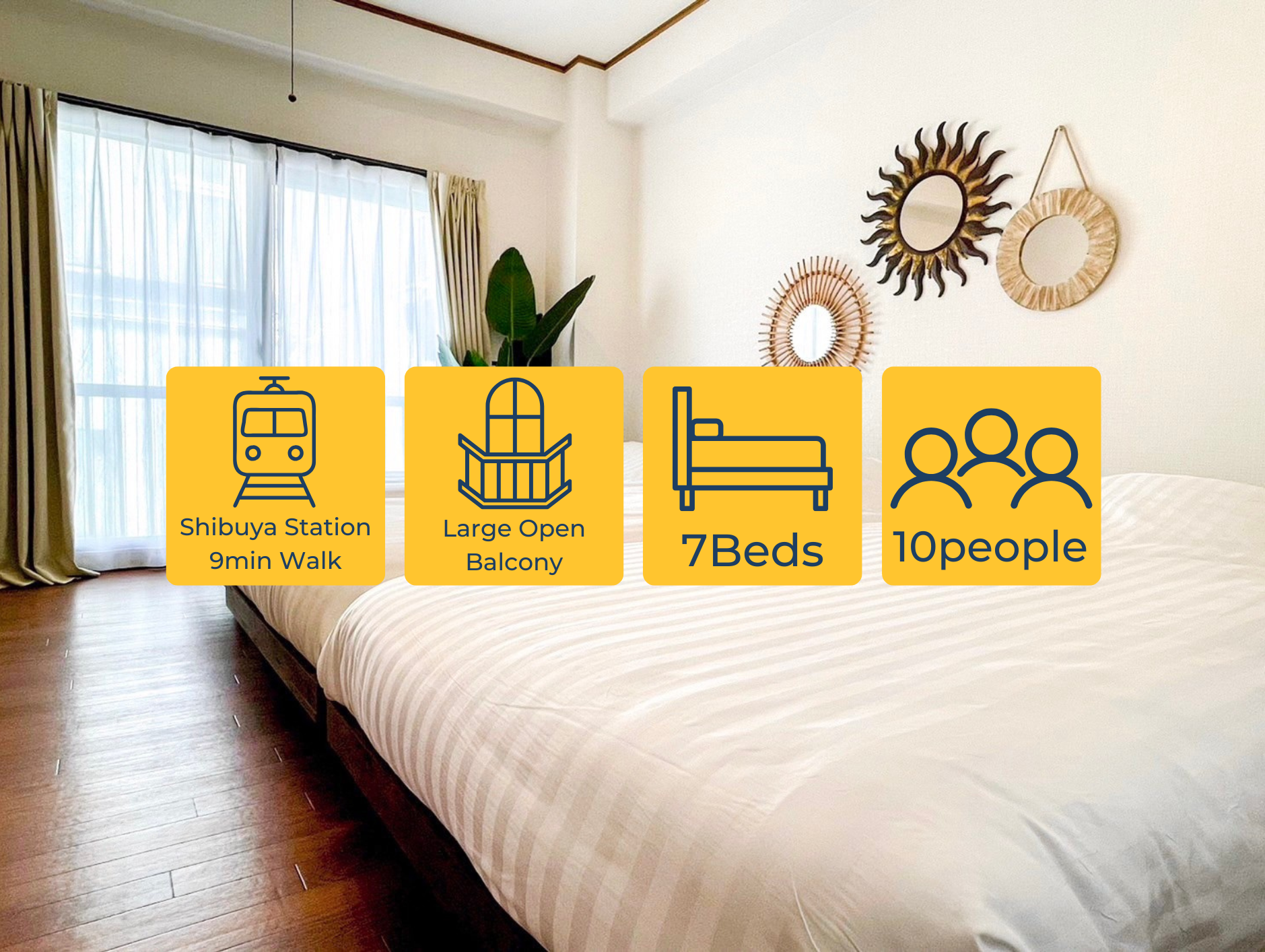 Near Shibuya｜3BR House｜10 Guests｜Large Balcony