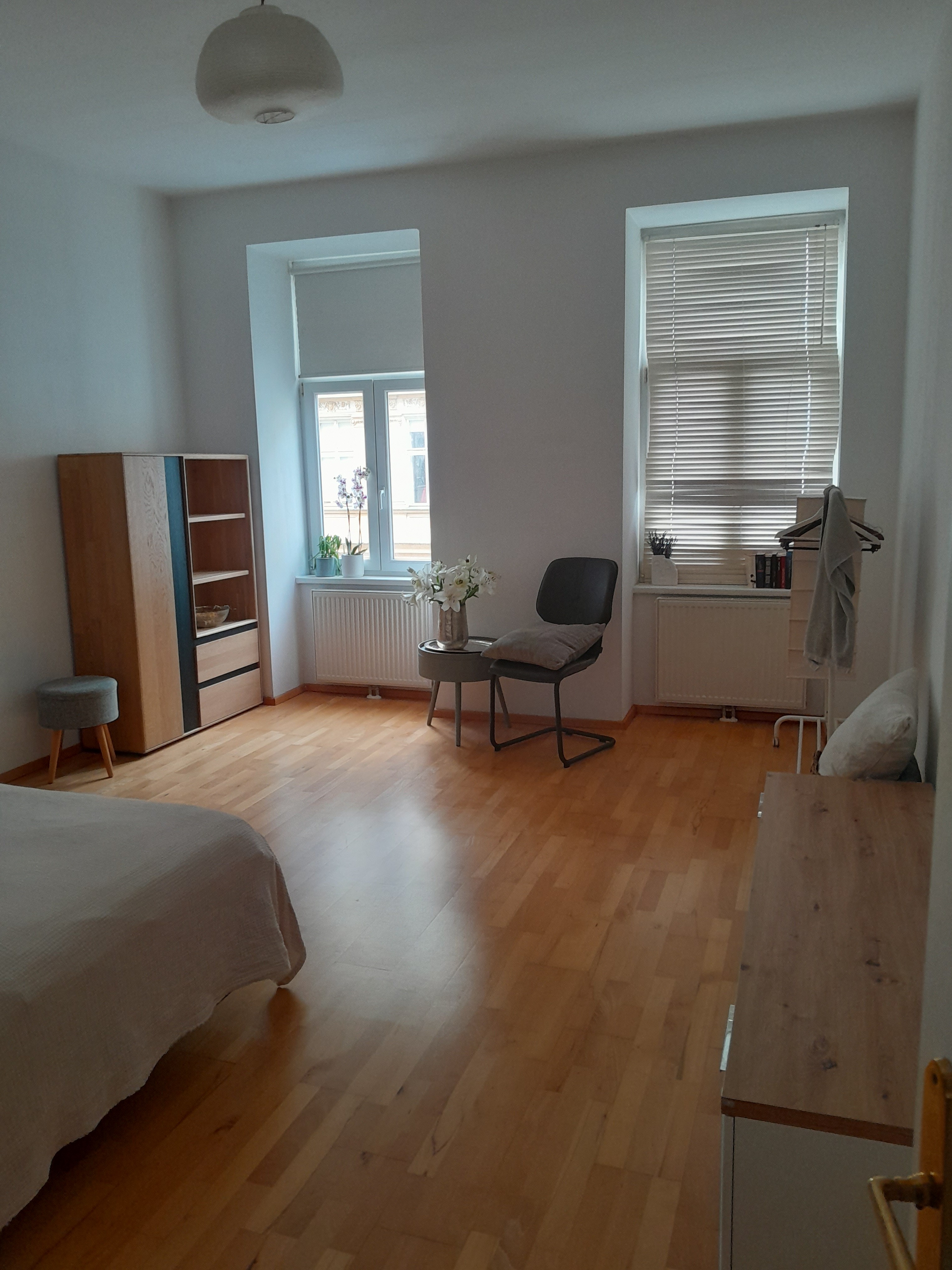 Ein Zimmer in einem noblesten Bezirk Wiens.