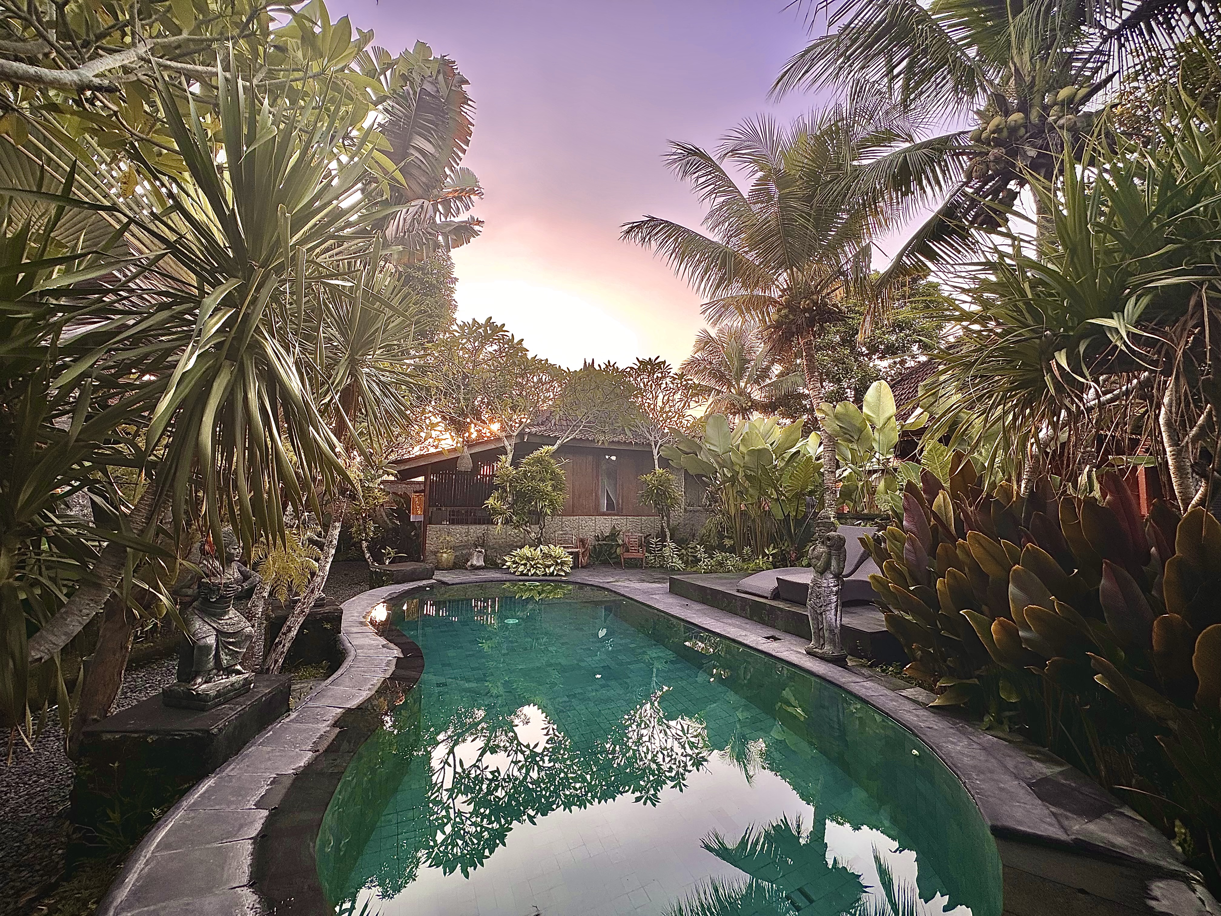 Bungalow near Ubud/Rice field view/Pool/Breakfast!