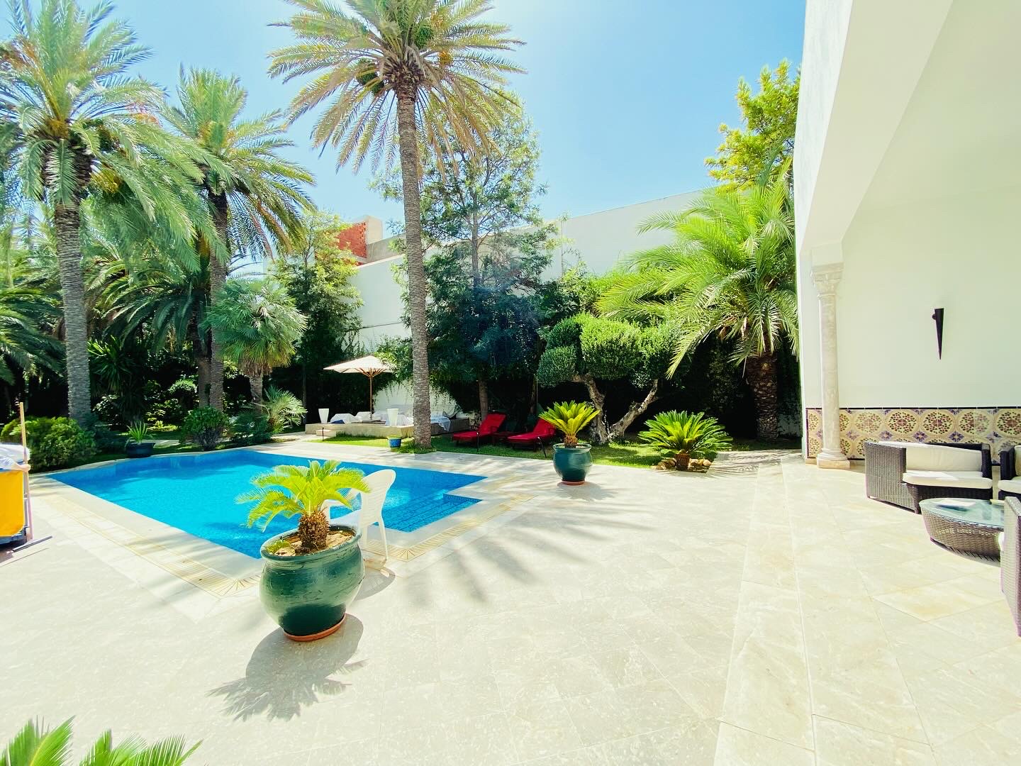 Dar Sevim Mahdia bungalow breakfast pool