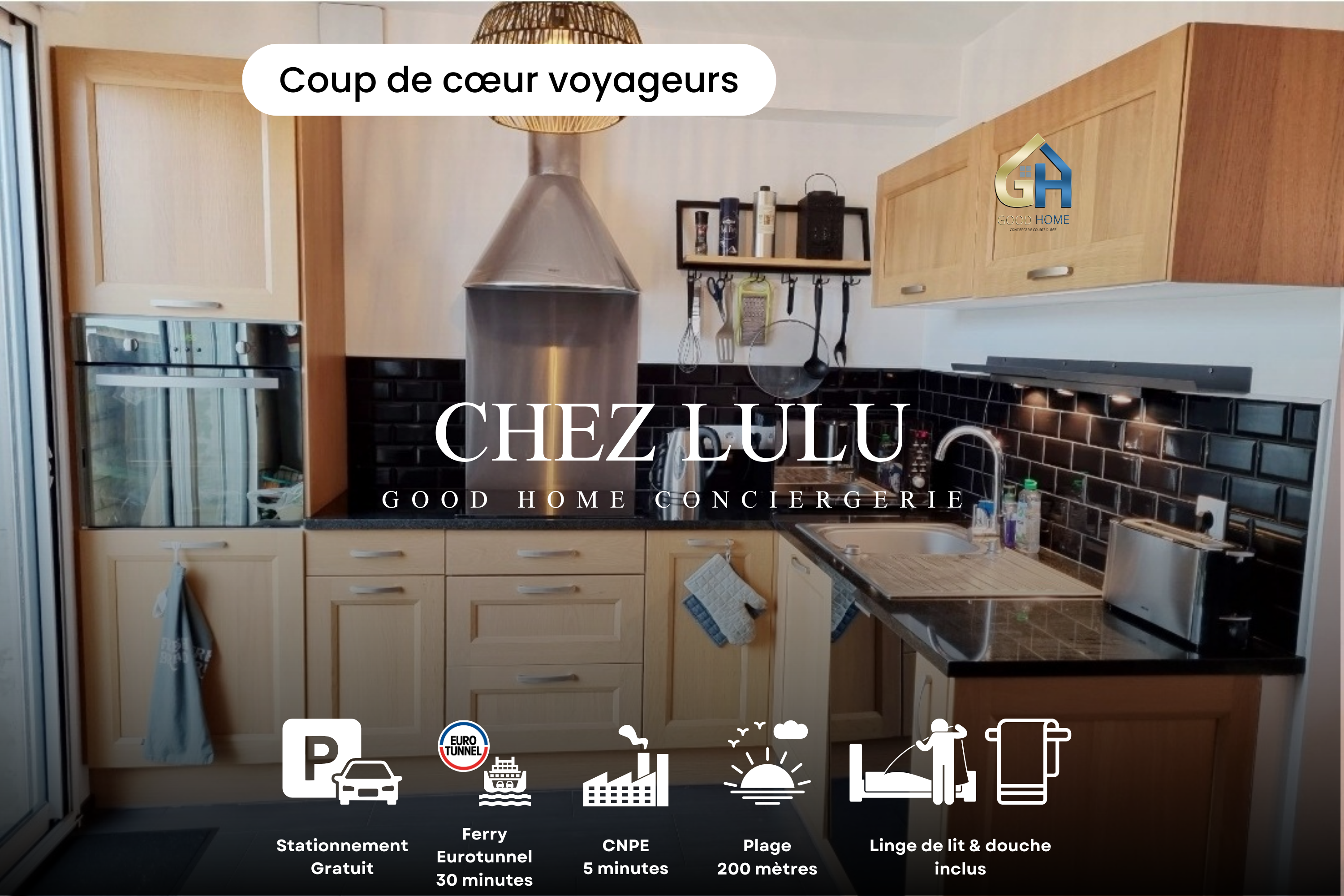 *Chez Lulu* 2 minutes beach