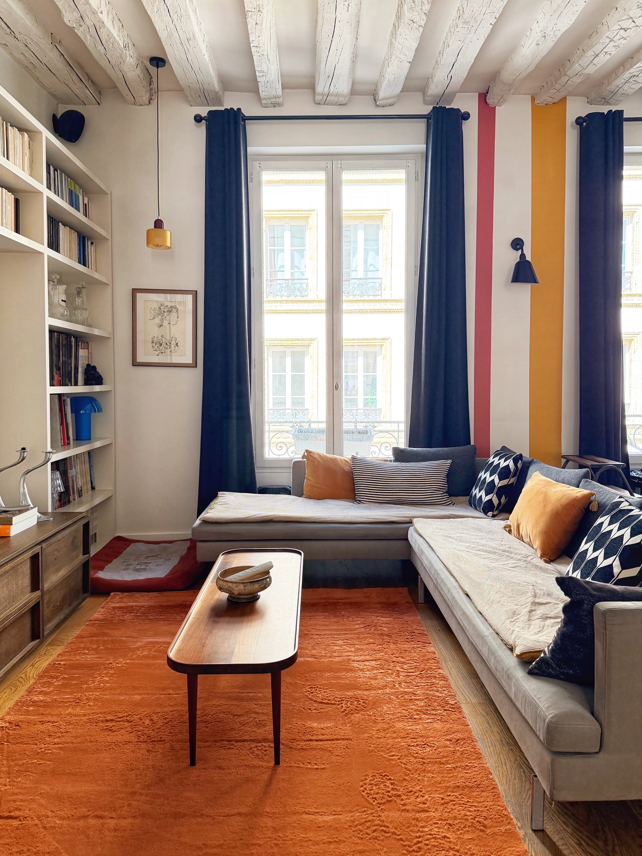 Design flat near Montorgueil (65m2) in Bourse, Paris