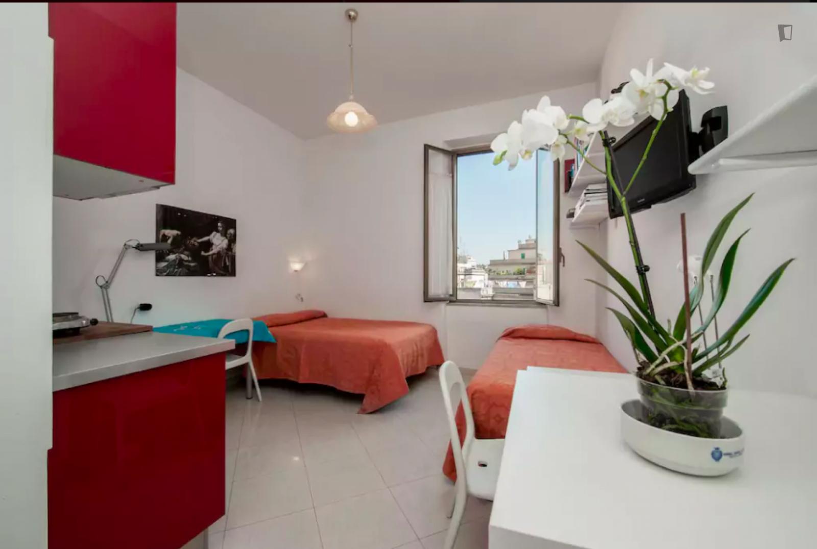Private studio apartment in the lively Pigneto in V Prenestino/Centocelle, Rome