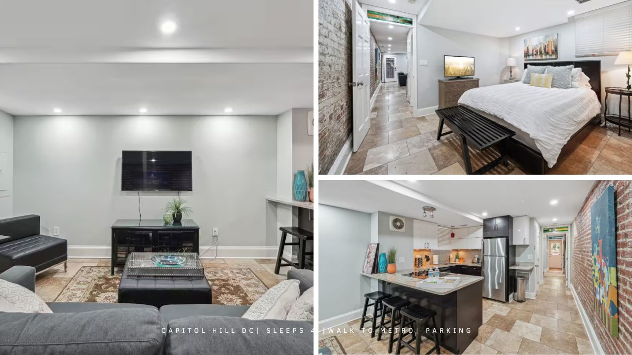 Sleeps 4|Walk to Metro| Parking|Capitol Hill DC in Capitol Hill, Lincoln Park, Washington Dc
