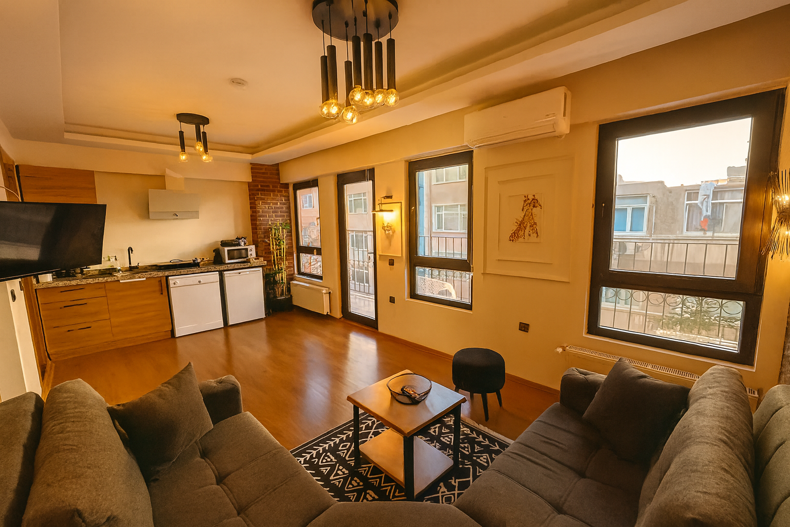 No.4 1+1 70m² GalataTower View,Balcony,2 Bathrooms
