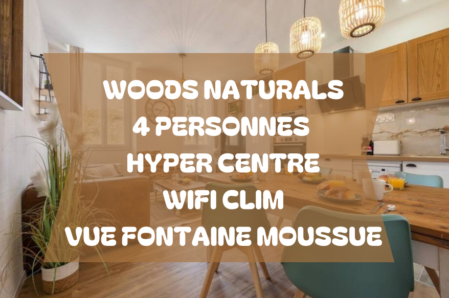 🪴WOODS Natural🪴Hyper Centre 🌇Fontaine Moussue⛲