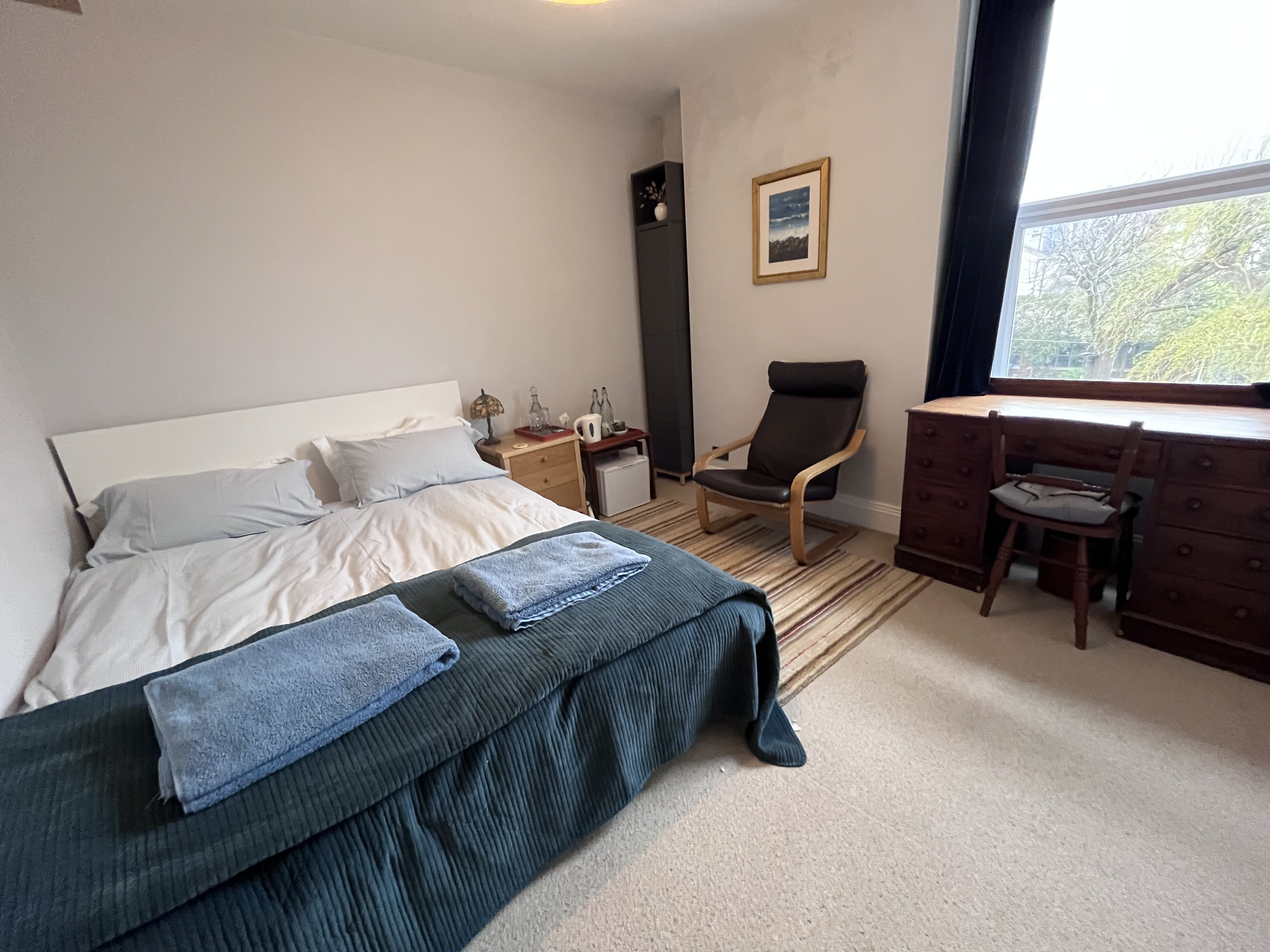 Sunny room in Southville, over looking garden in Southville, Bristol