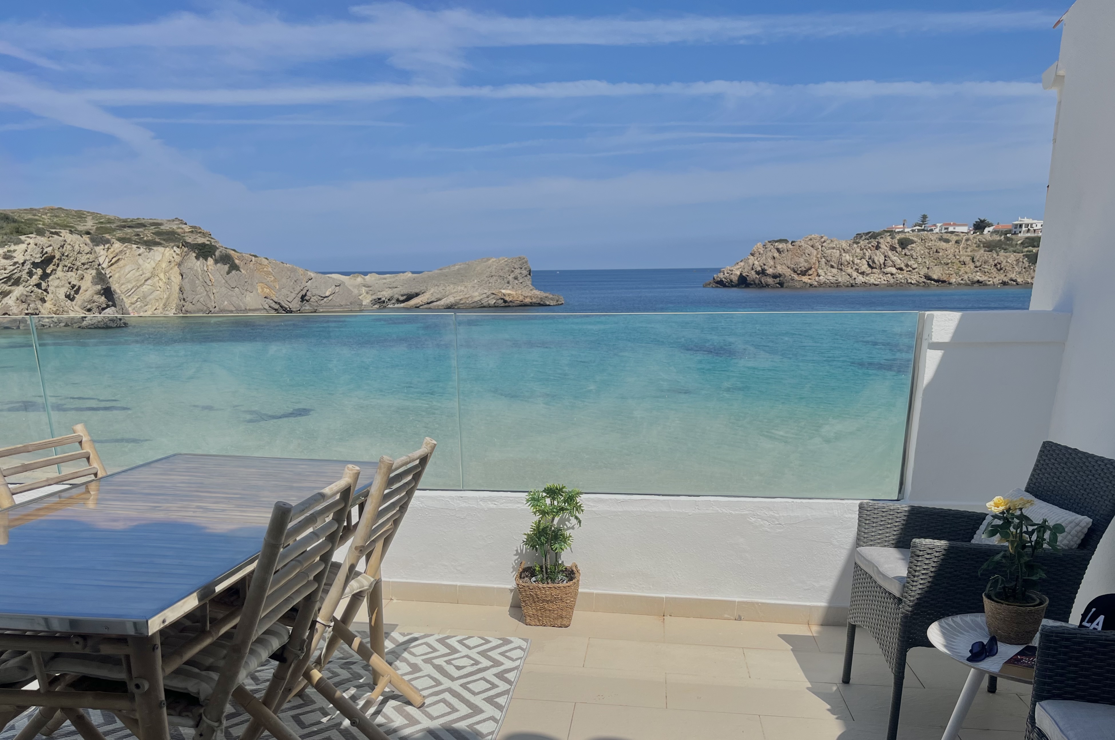 Front line townhouse on Arenal d’en Castell beach in Es Mercadal, Menorca