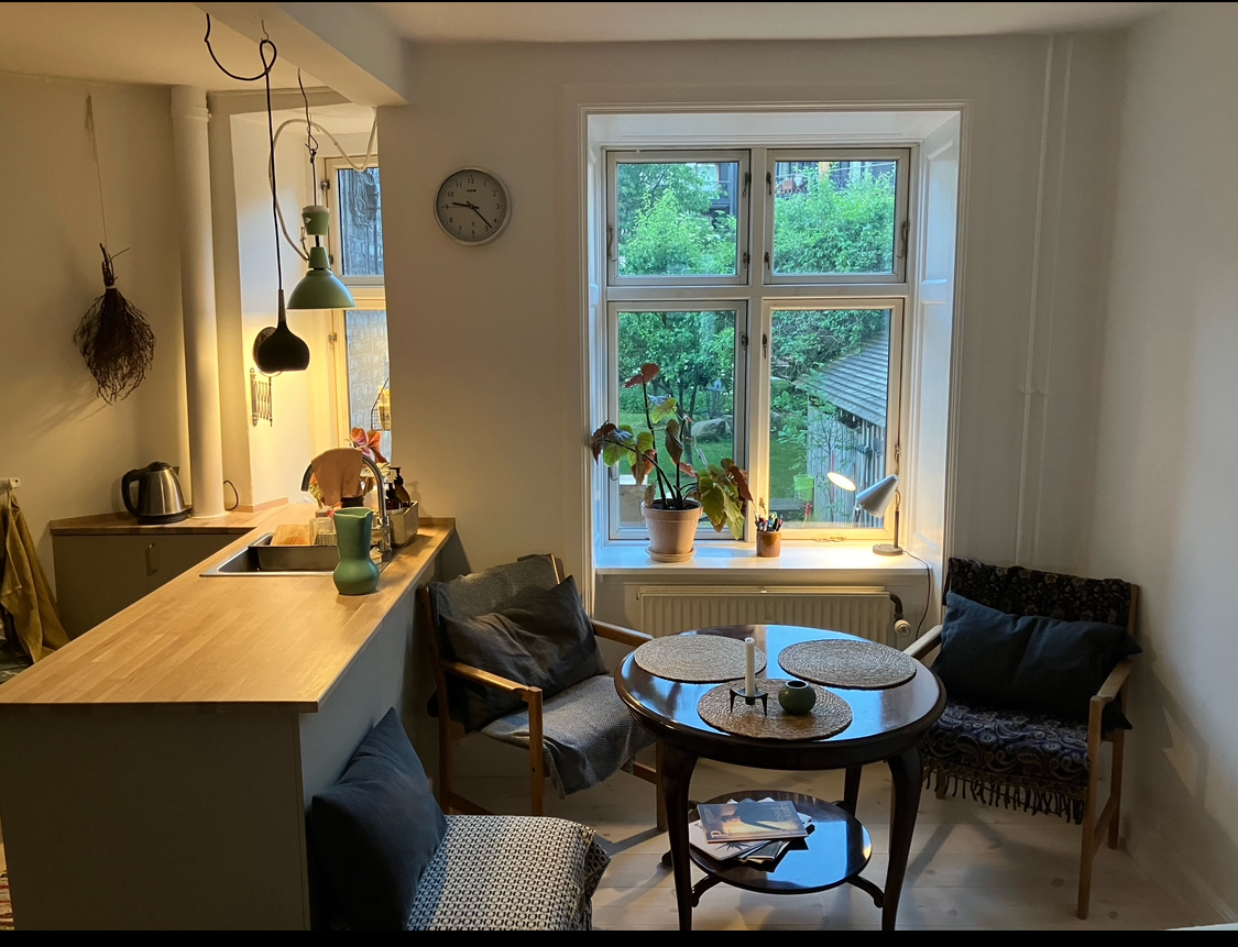 Scandinavian Atmosphere in the City in Vesterbro-Kongens Enghave, Copenhagen