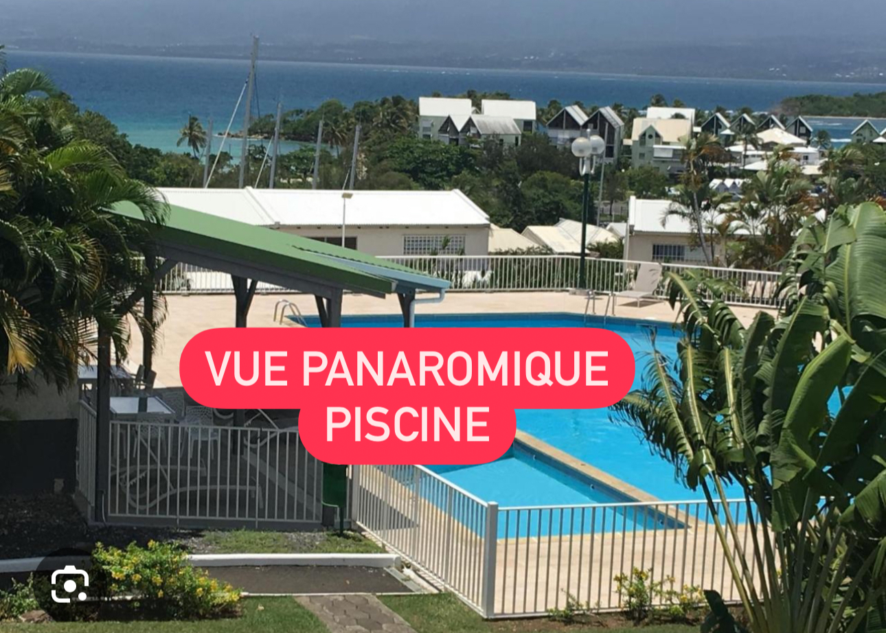 Luxury duplex Marina Gosier cute sea view, pool