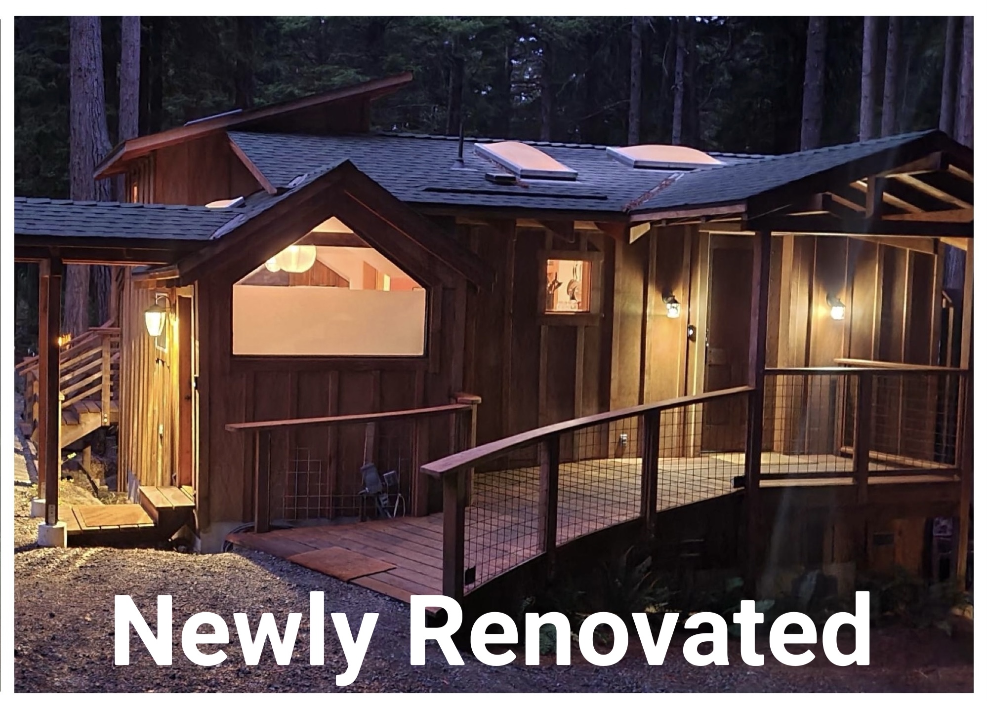 Cozy, Romantic Sanctuary Cabin in a Redwood Forest