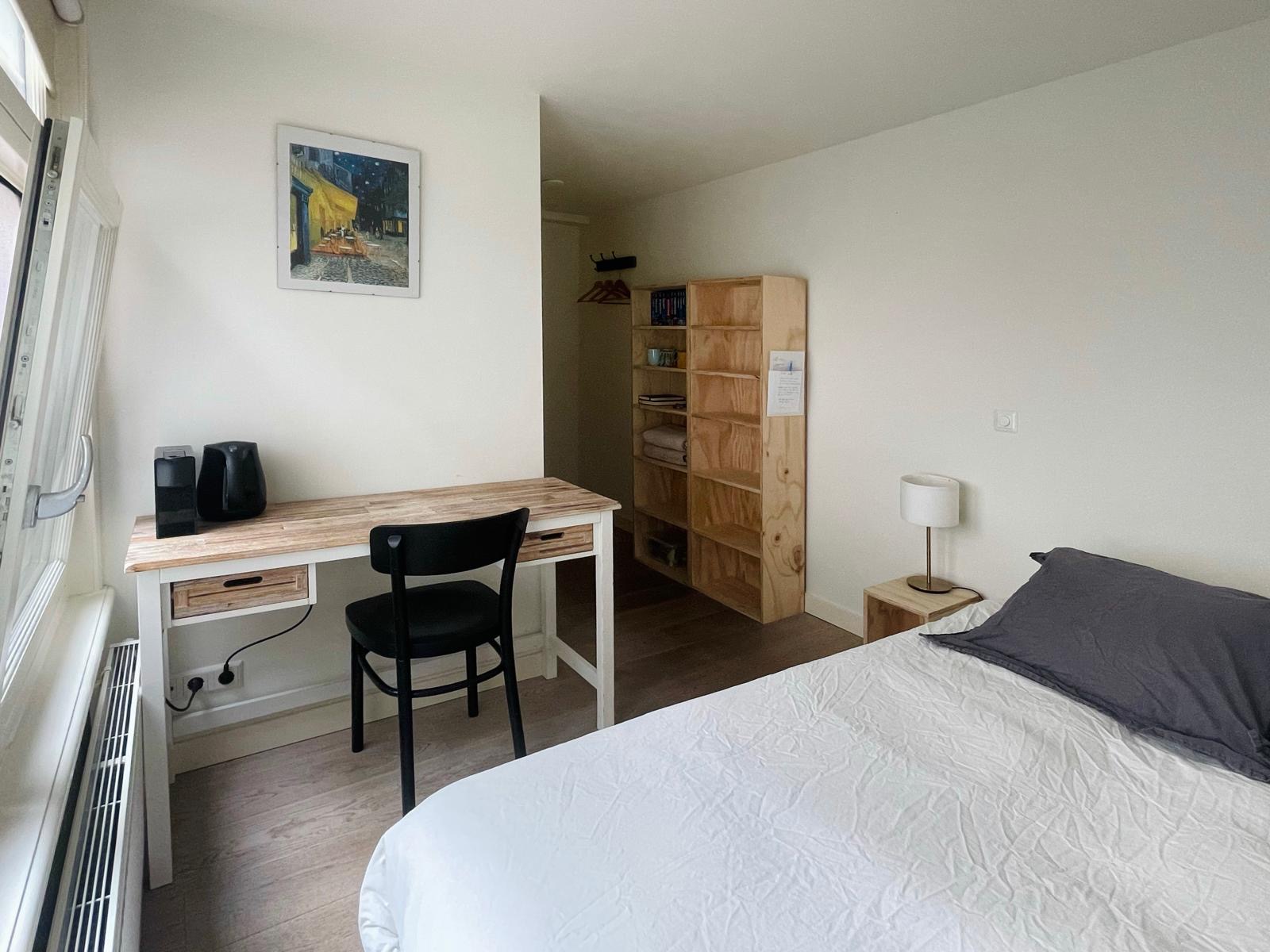Room with private bathroom & access