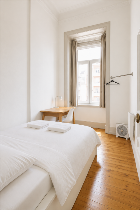 Central Room Shared Balcony for Young Travelers4#
