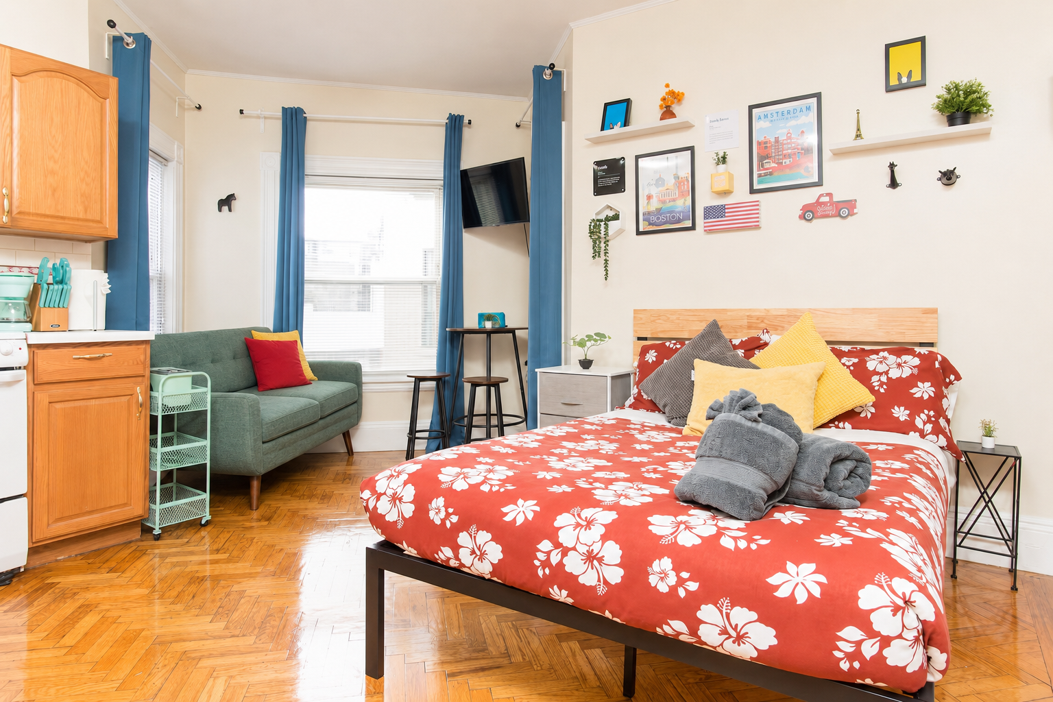 1 Free parking spot - Small & Cozy studio - Clean