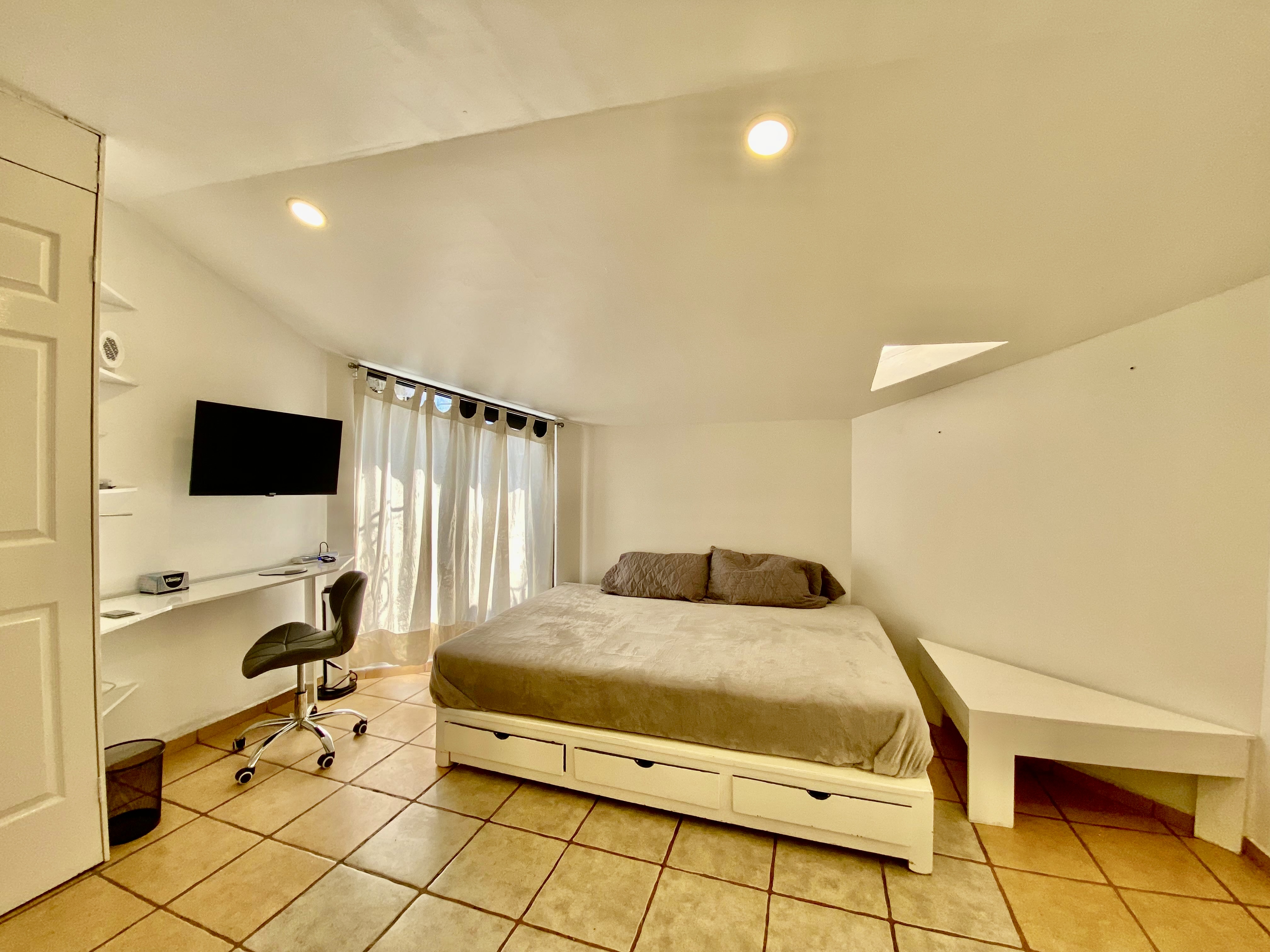 Mini studio in roof garden. Fully furnished in Cuauhtémoc, Mexico City