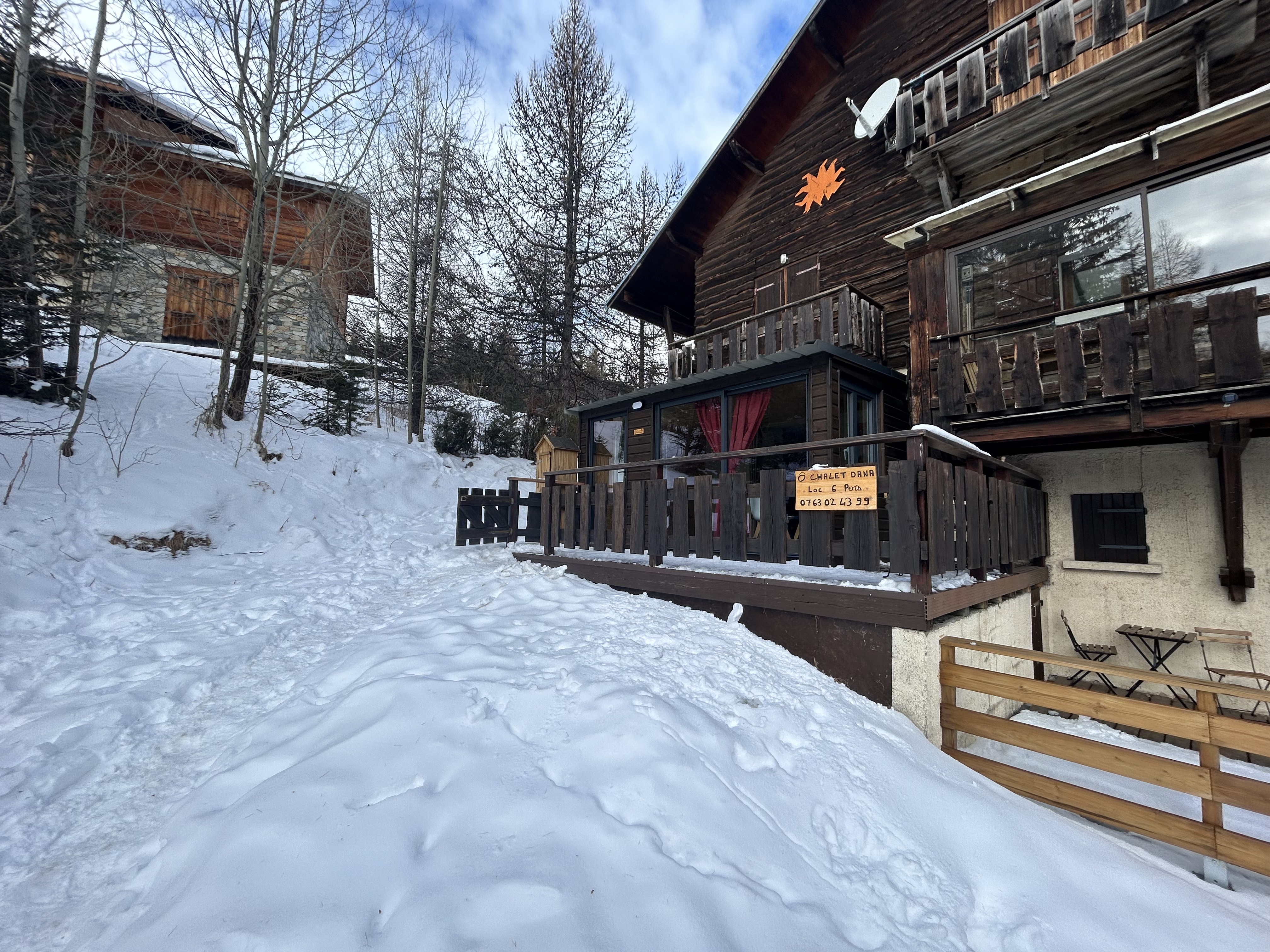chalet near the slopes    