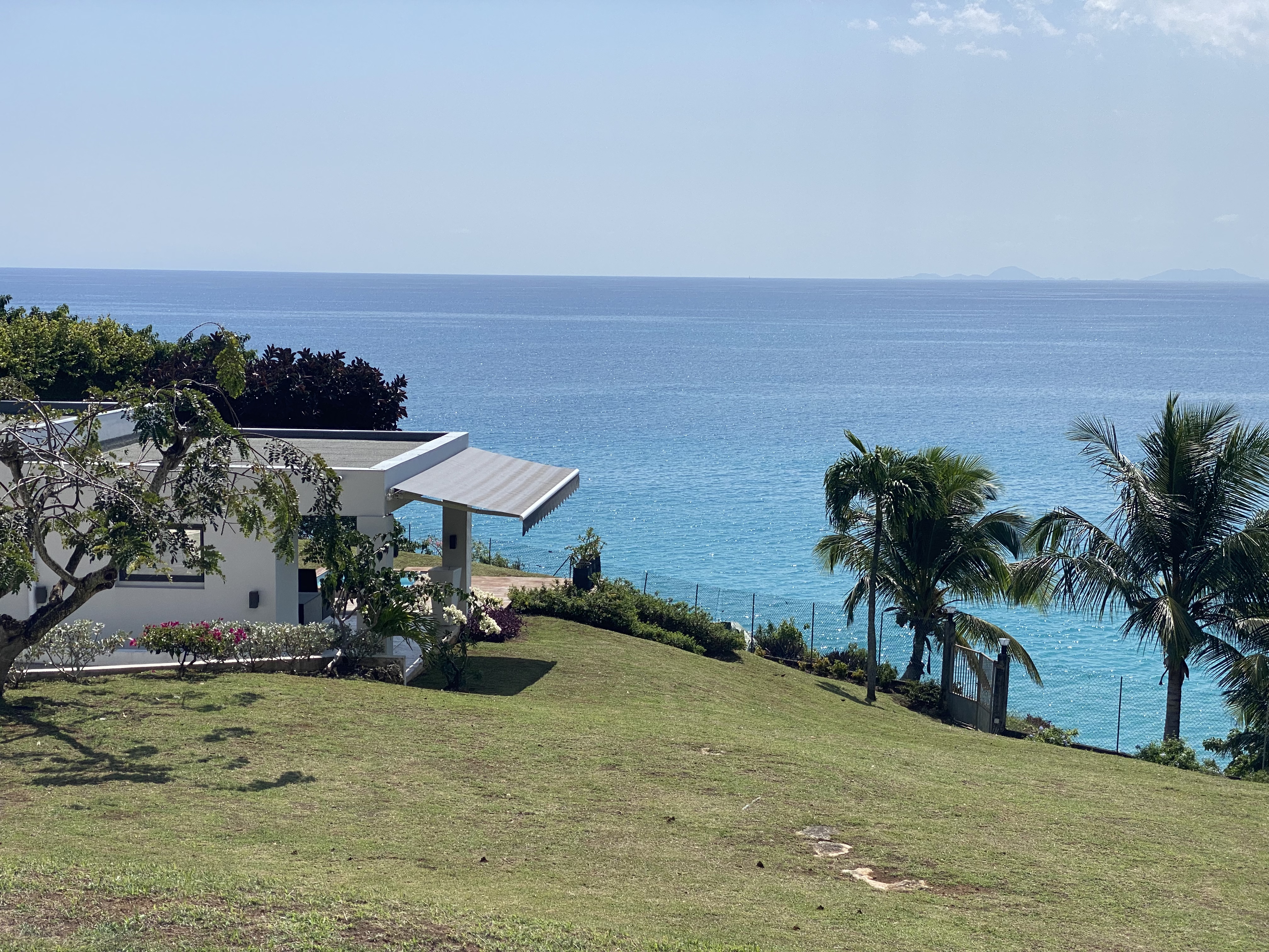 Designer promontory on the sea