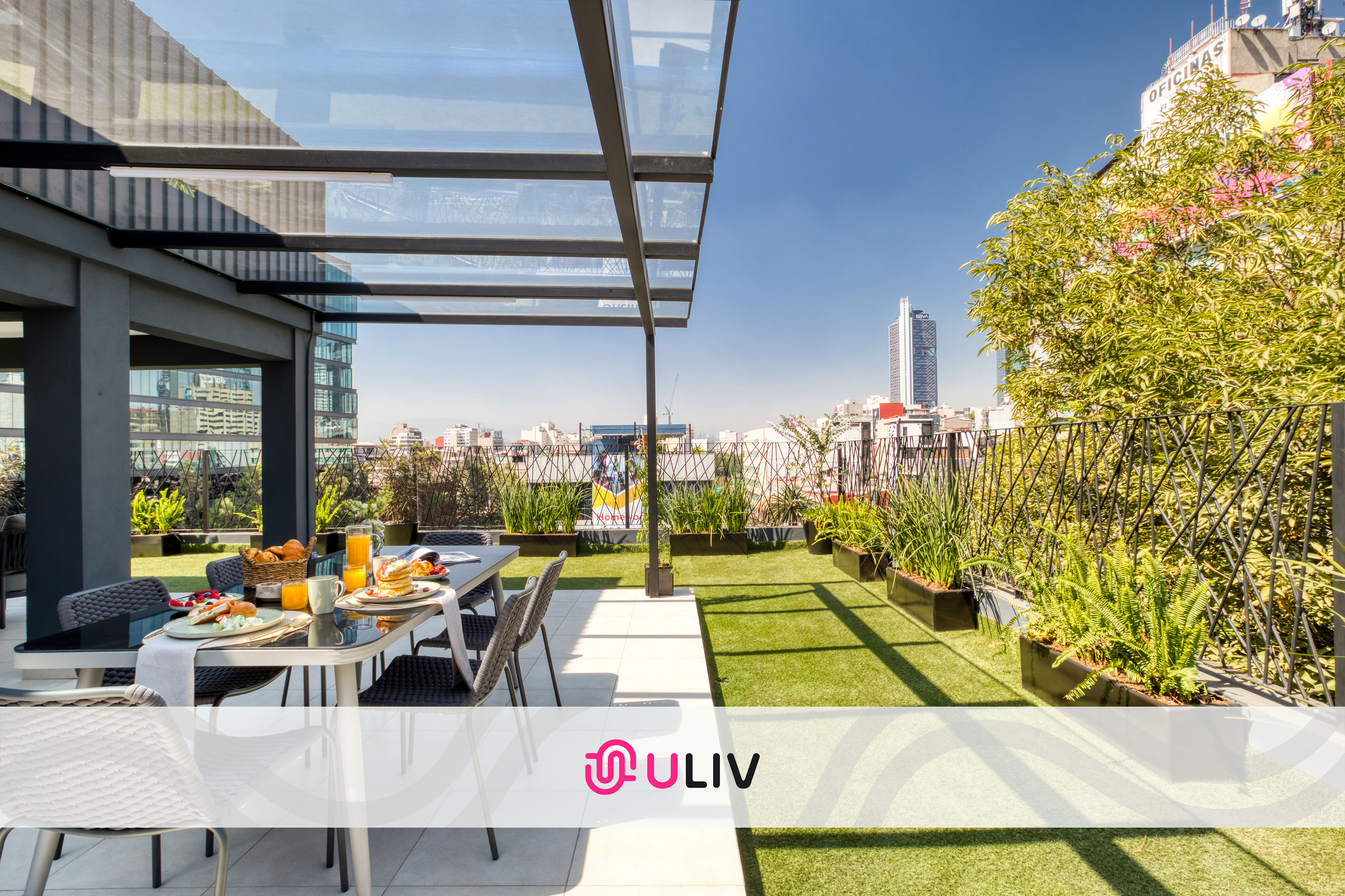 Stylish Apt near Ángel Reforma | Rooftop+Gym