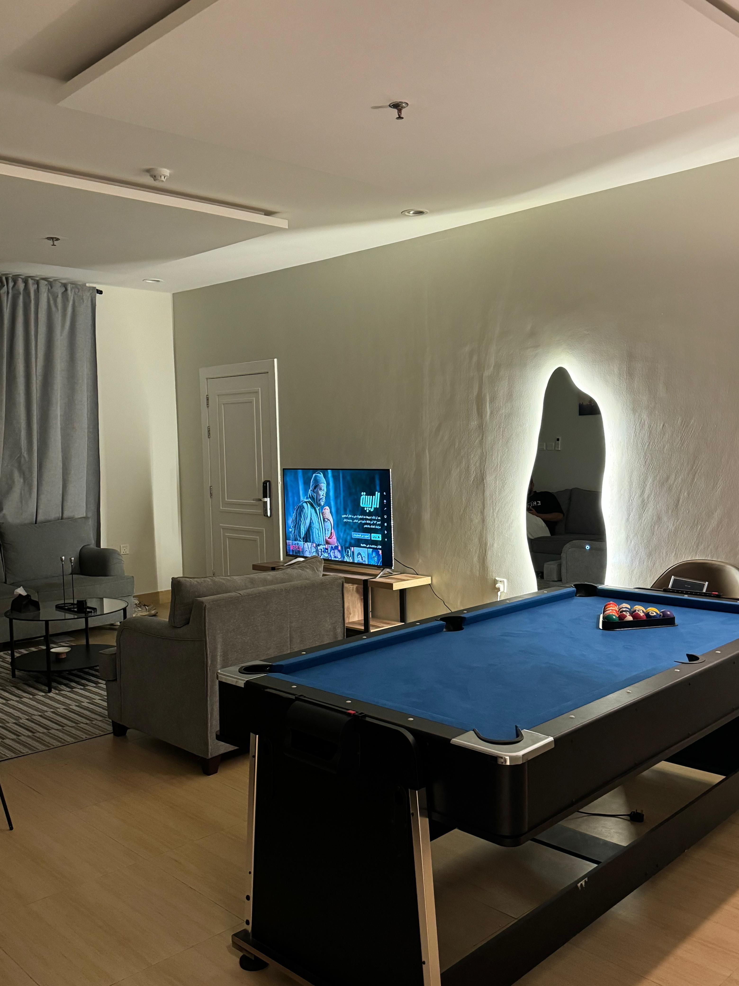 Luxury Apartment in Khibertin Bedroom and Adult Gaming Area