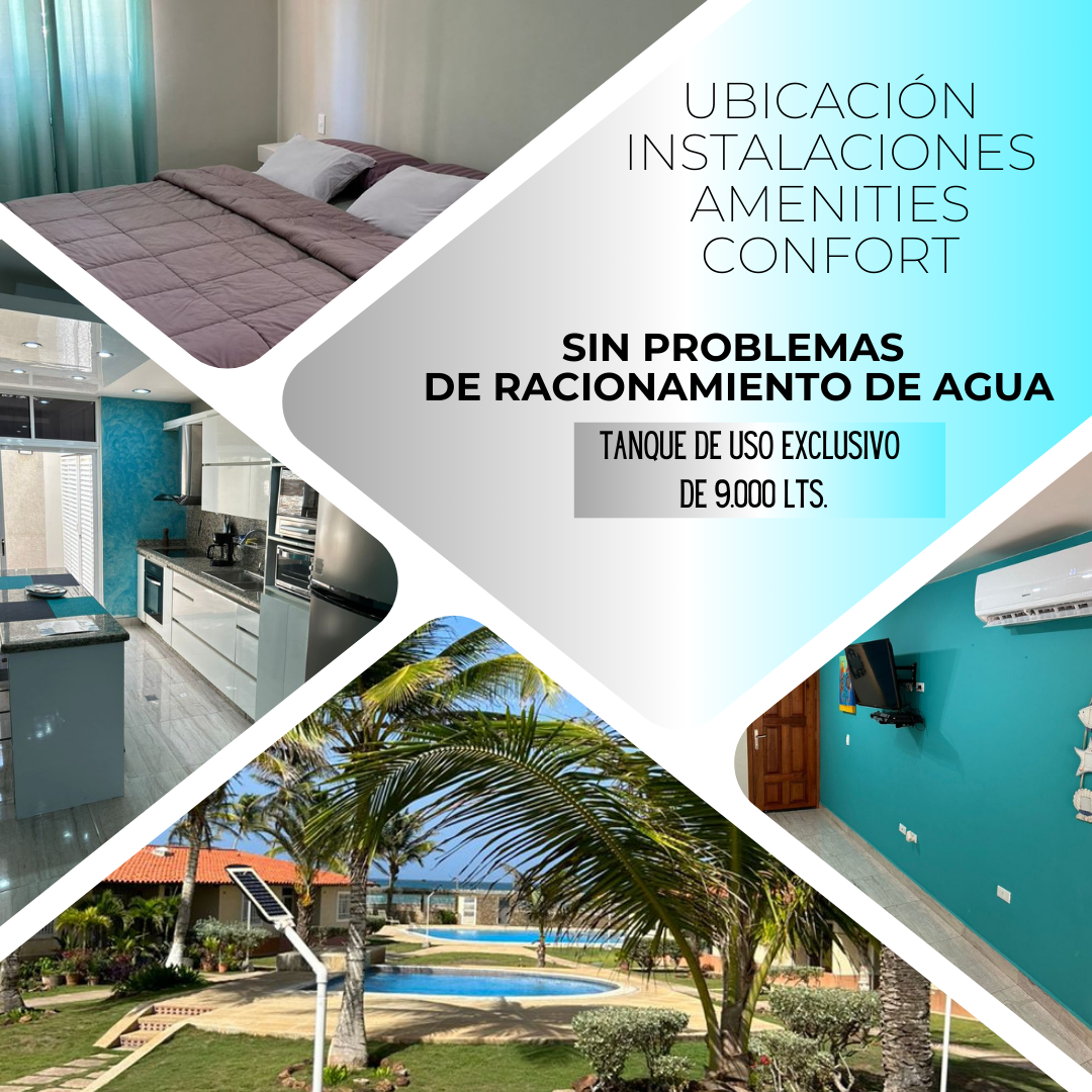 Apt in large area of Porlamar with beach exit