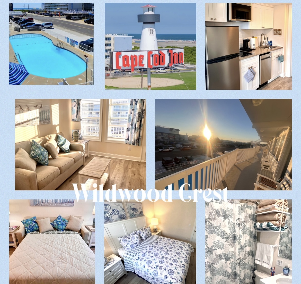 Beachside Condo for 4 WCrest near Convention Ctr*