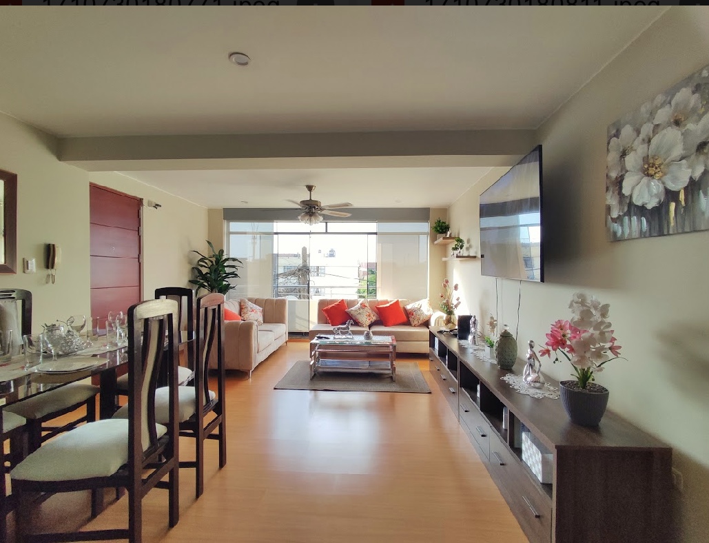 Park front apartment