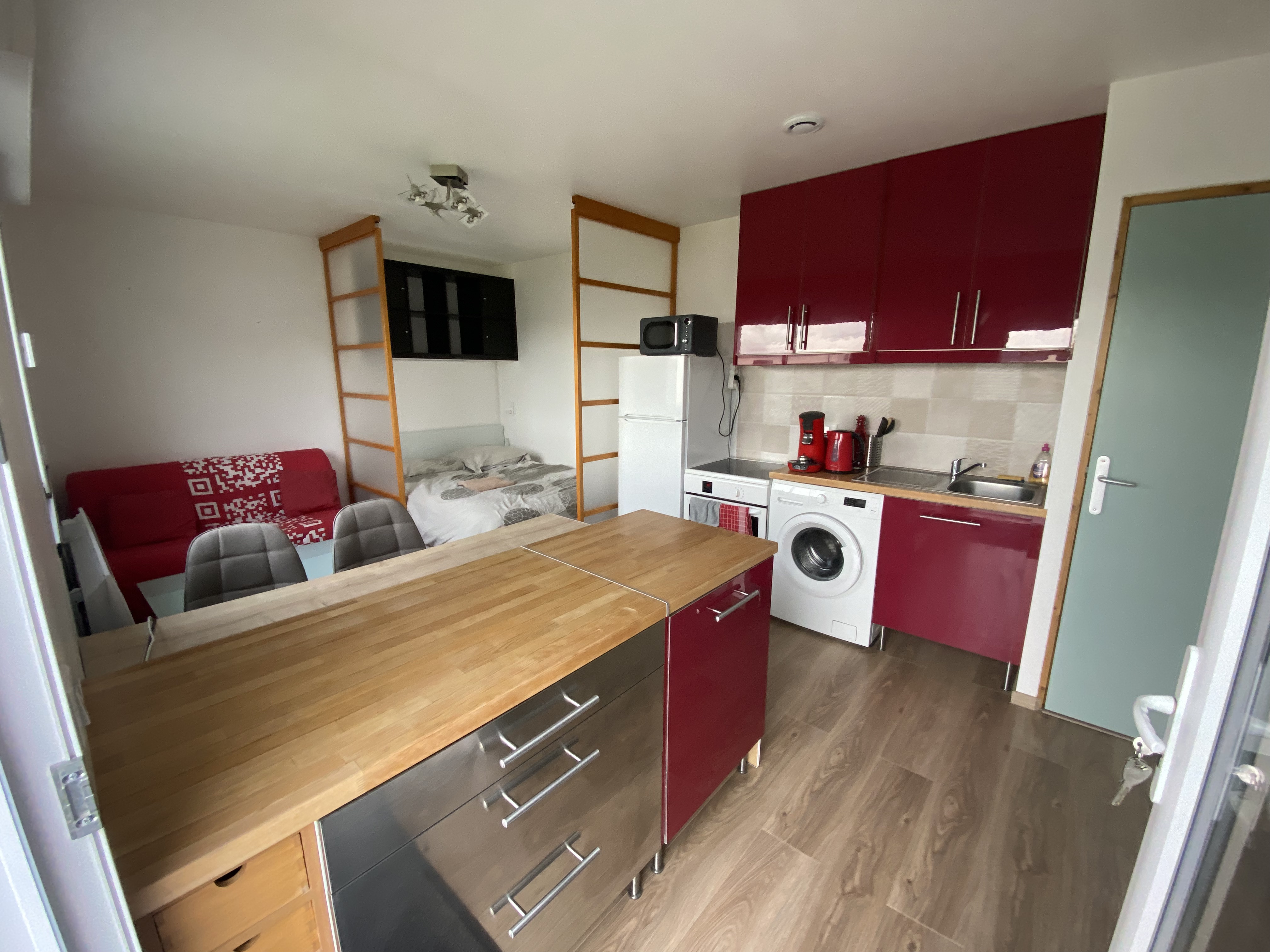 Studio 91 at the back of the garden