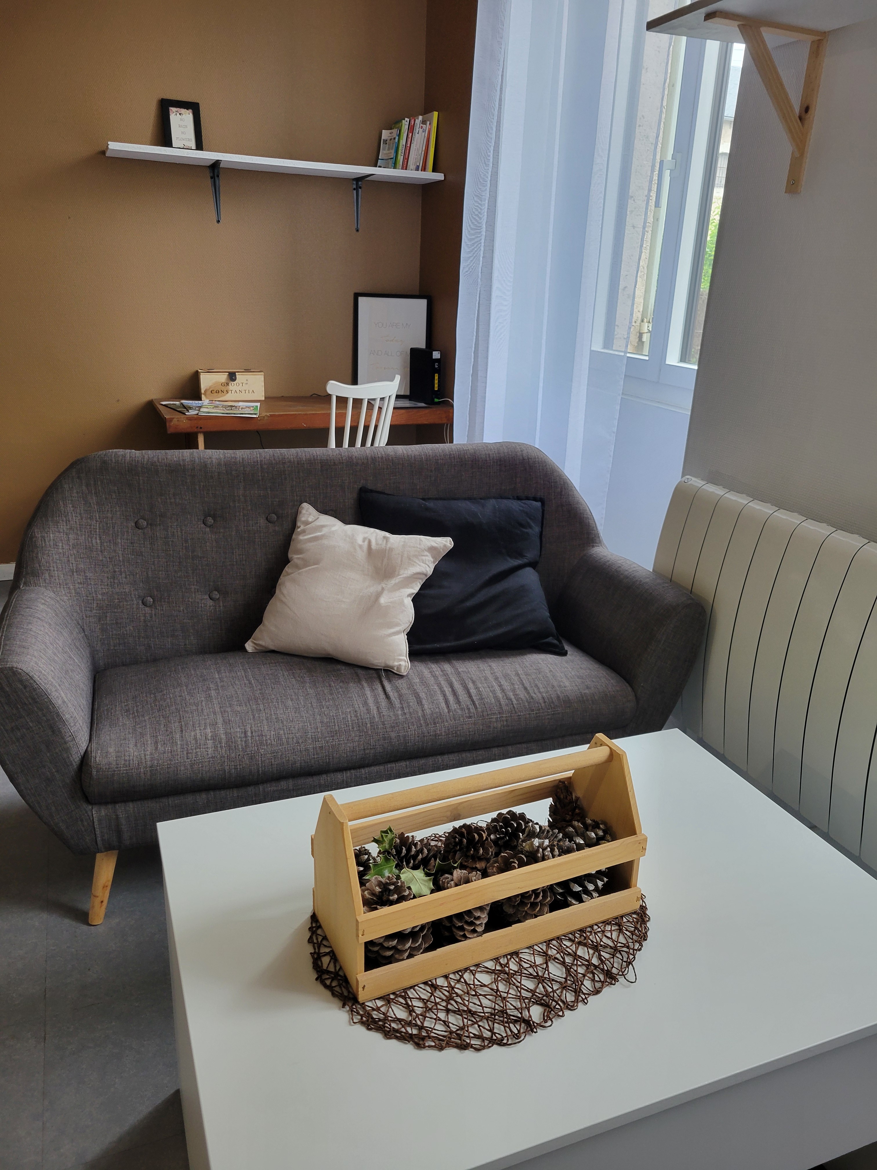 Studio Brown in the center