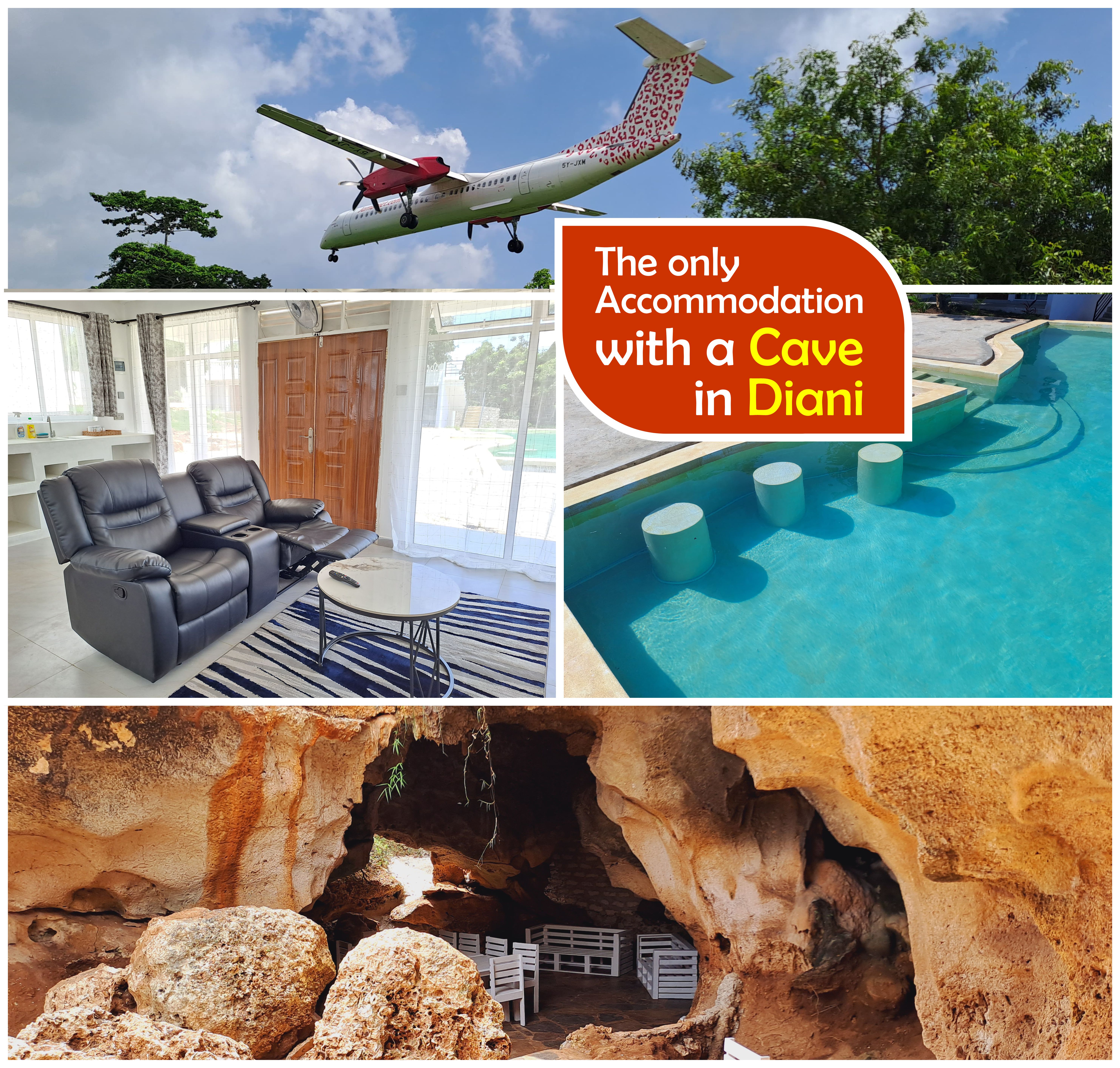 Relax at Cave Diani Studio Apartments