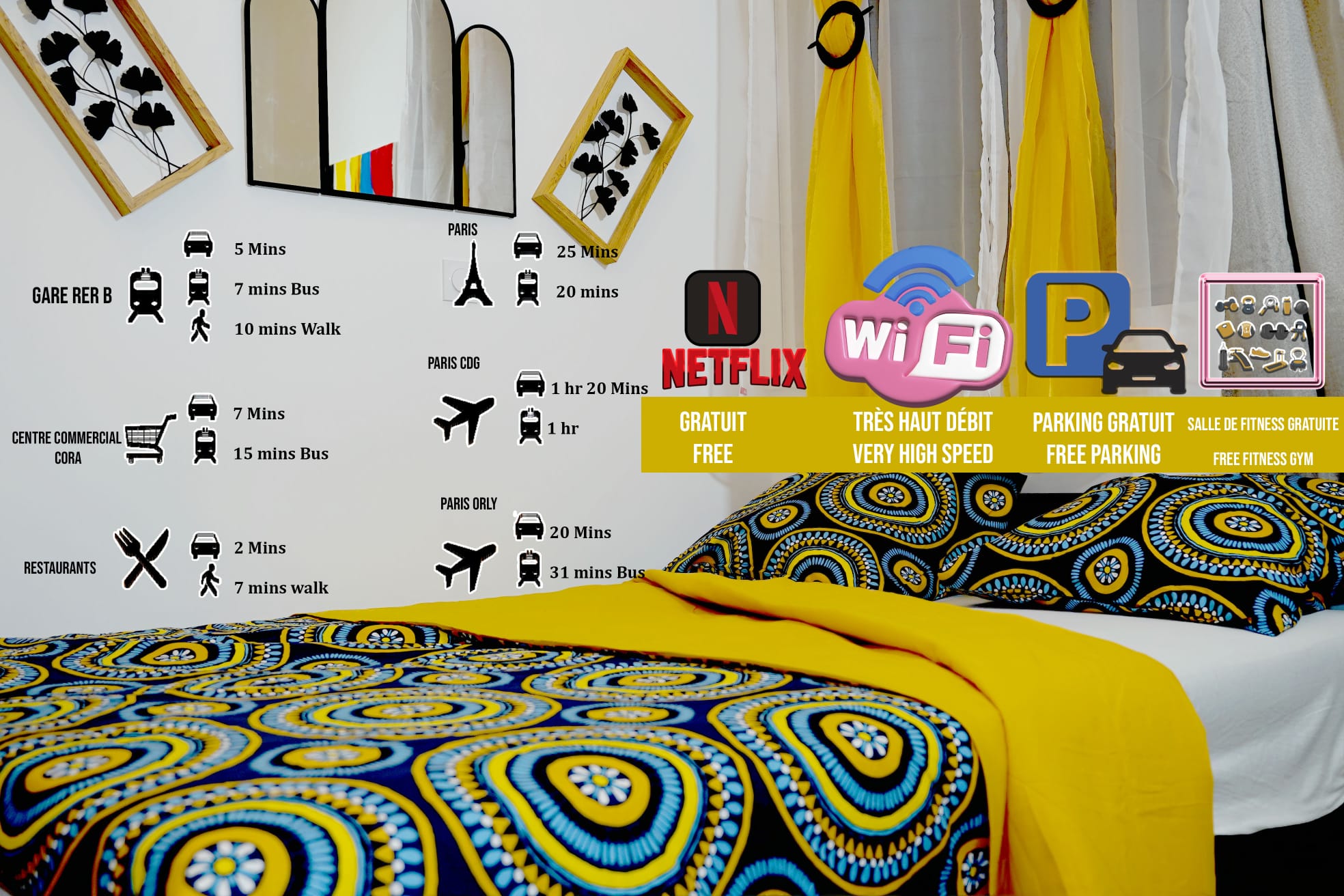 Blissful Escape in Palaiseau, 20 Mins from Paris