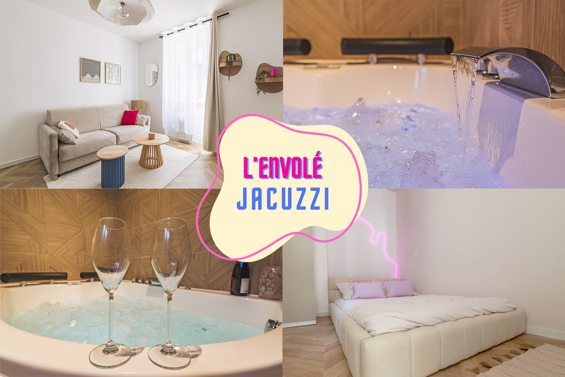 L’Envolé - Jacuzzi - TGV Station and Downtown